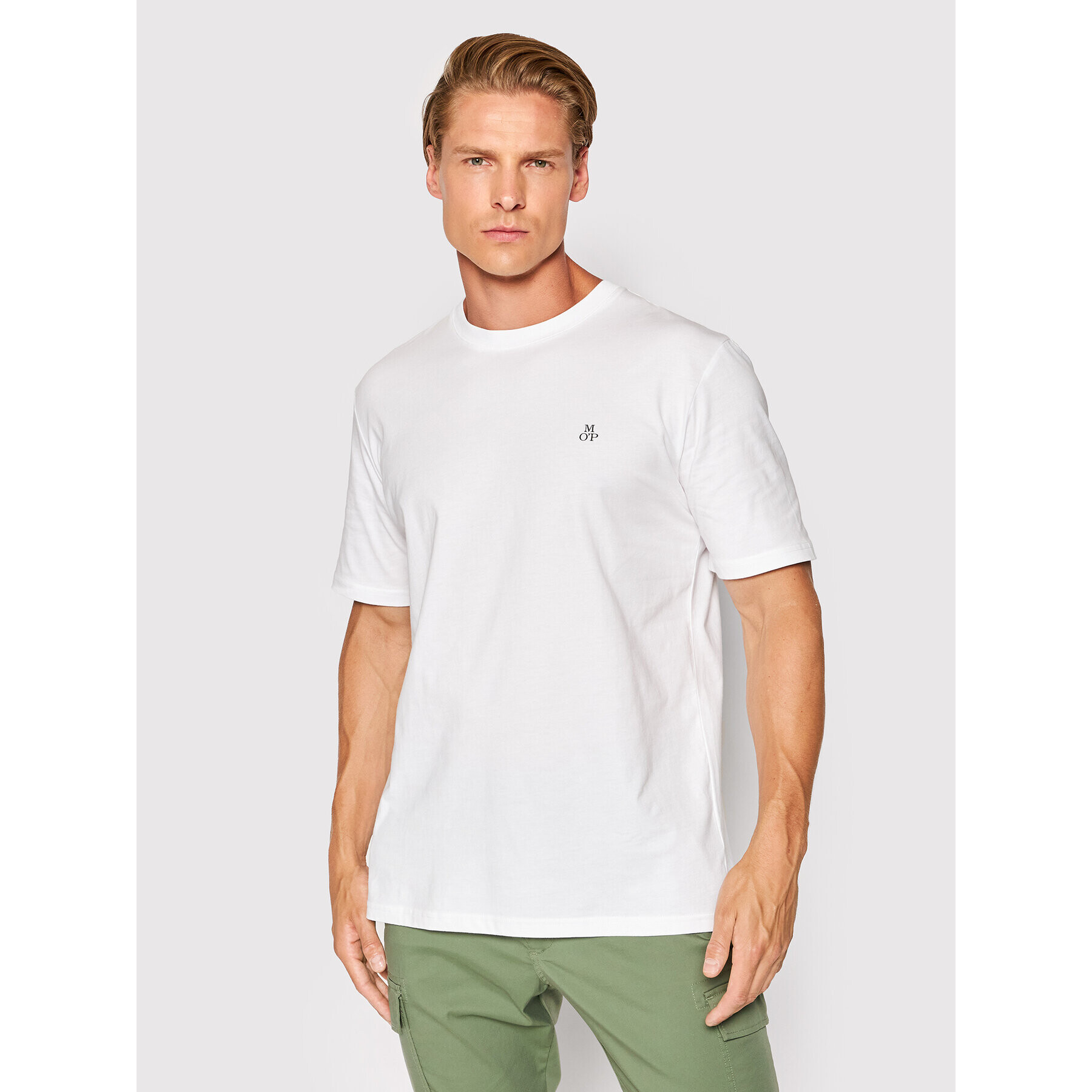 Marc O'Polo T-Shirt B21 2012 51054 Bílá Regular Fit - Pepit.cz