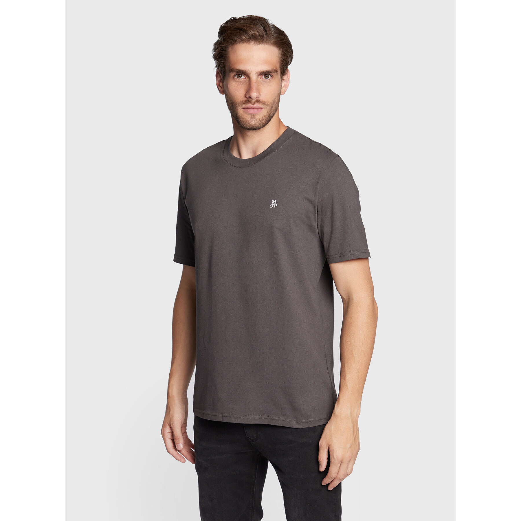 Marc O'Polo T-Shirt B21 2012 51054 Šedá Regular Fit - Pepit.cz