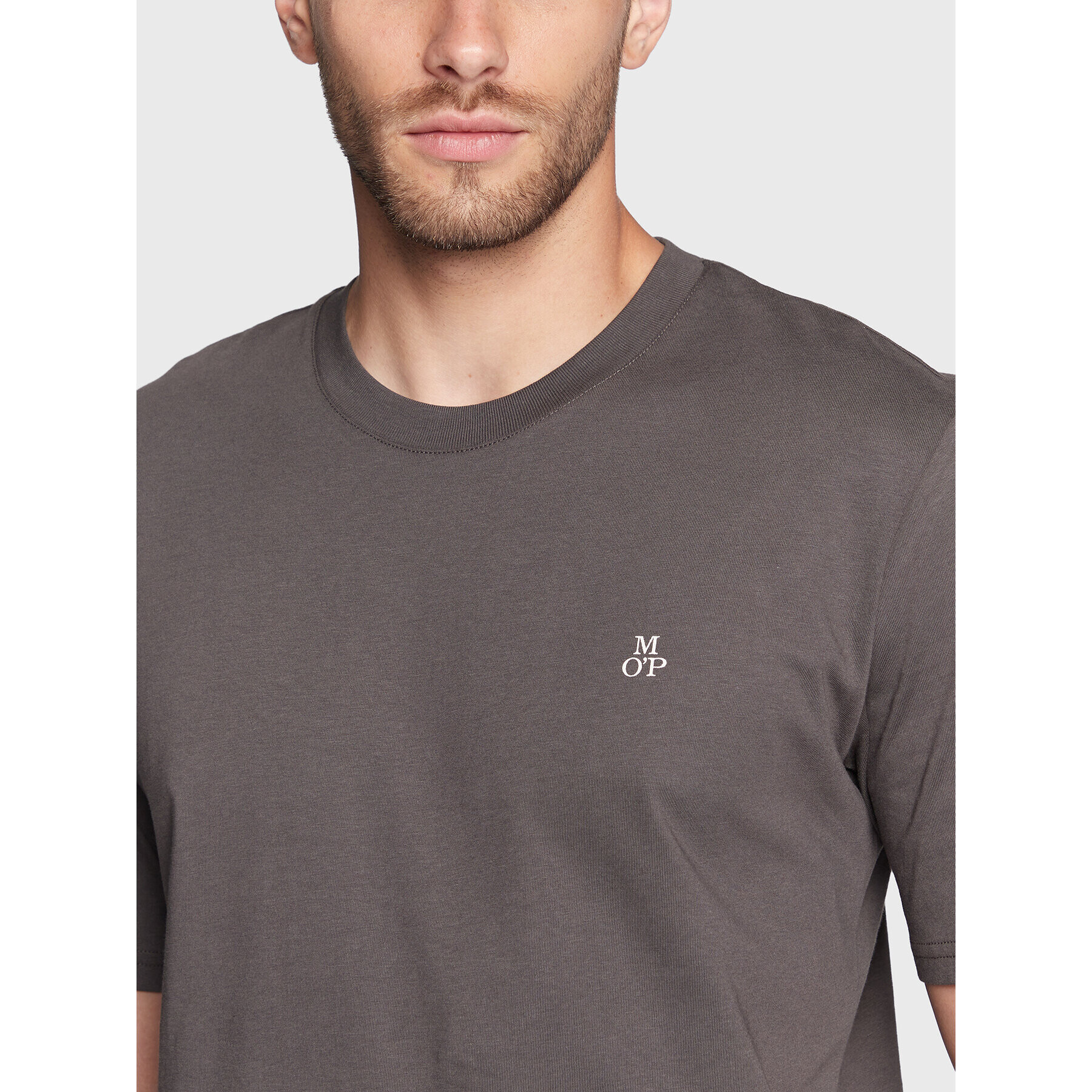 Marc O'Polo T-Shirt B21 2012 51054 Šedá Regular Fit - Pepit.cz