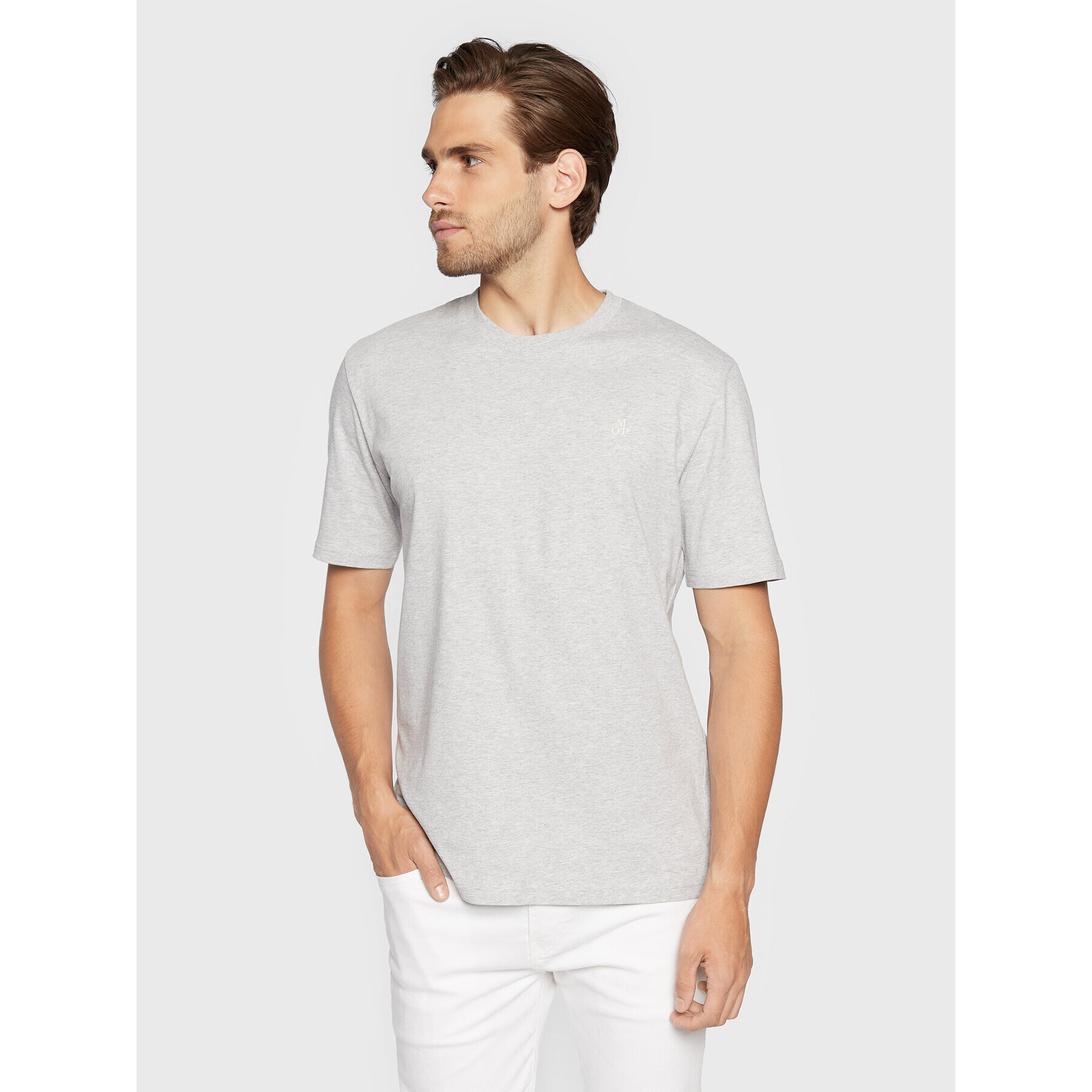 Marc O'Polo T-Shirt B21 2012 51054 Šedá Regular Fit - Pepit.cz