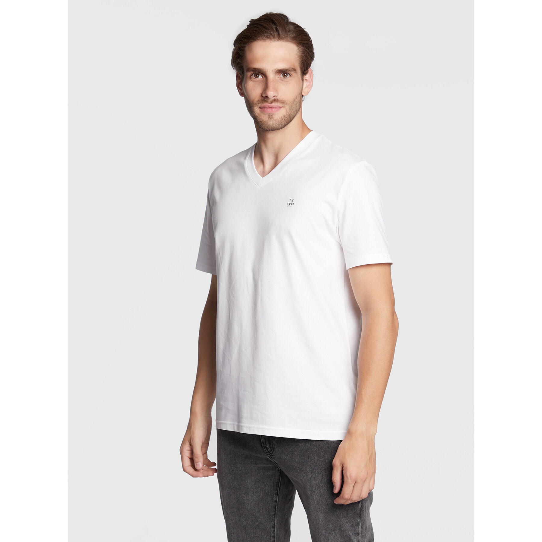 Marc O'Polo T-Shirt B21 2012 51616 Bílá Regular Fit - Pepit.cz