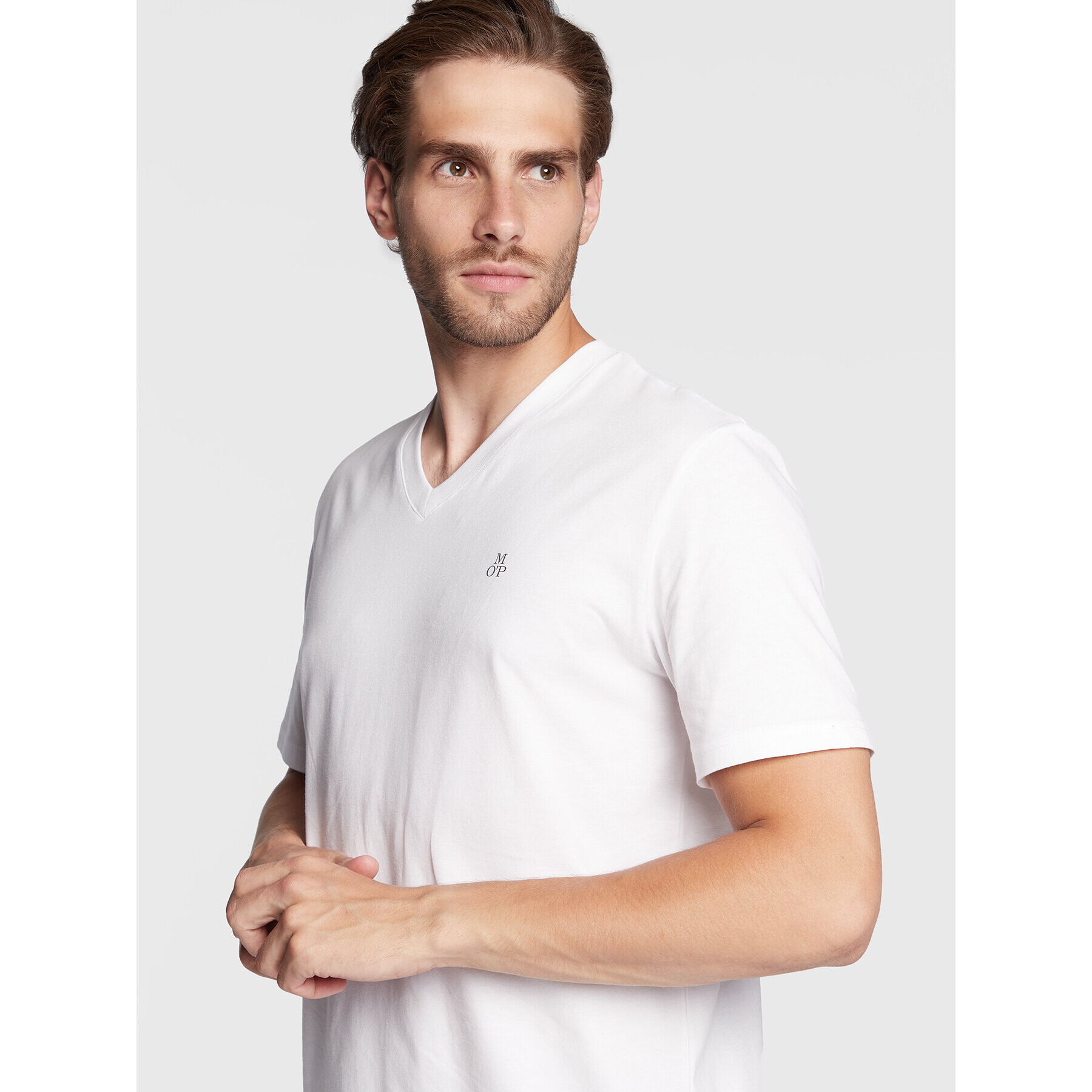 Marc O'Polo T-Shirt B21 2012 51616 Bílá Regular Fit - Pepit.cz