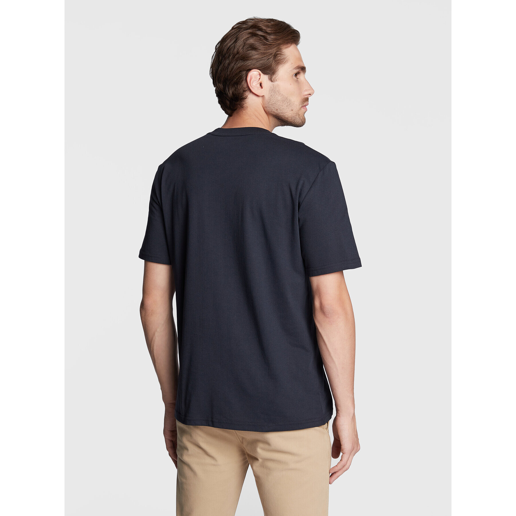 Marc O'Polo T-Shirt B21 2012 51616 Tmavomodrá Regular Fit - Pepit.cz