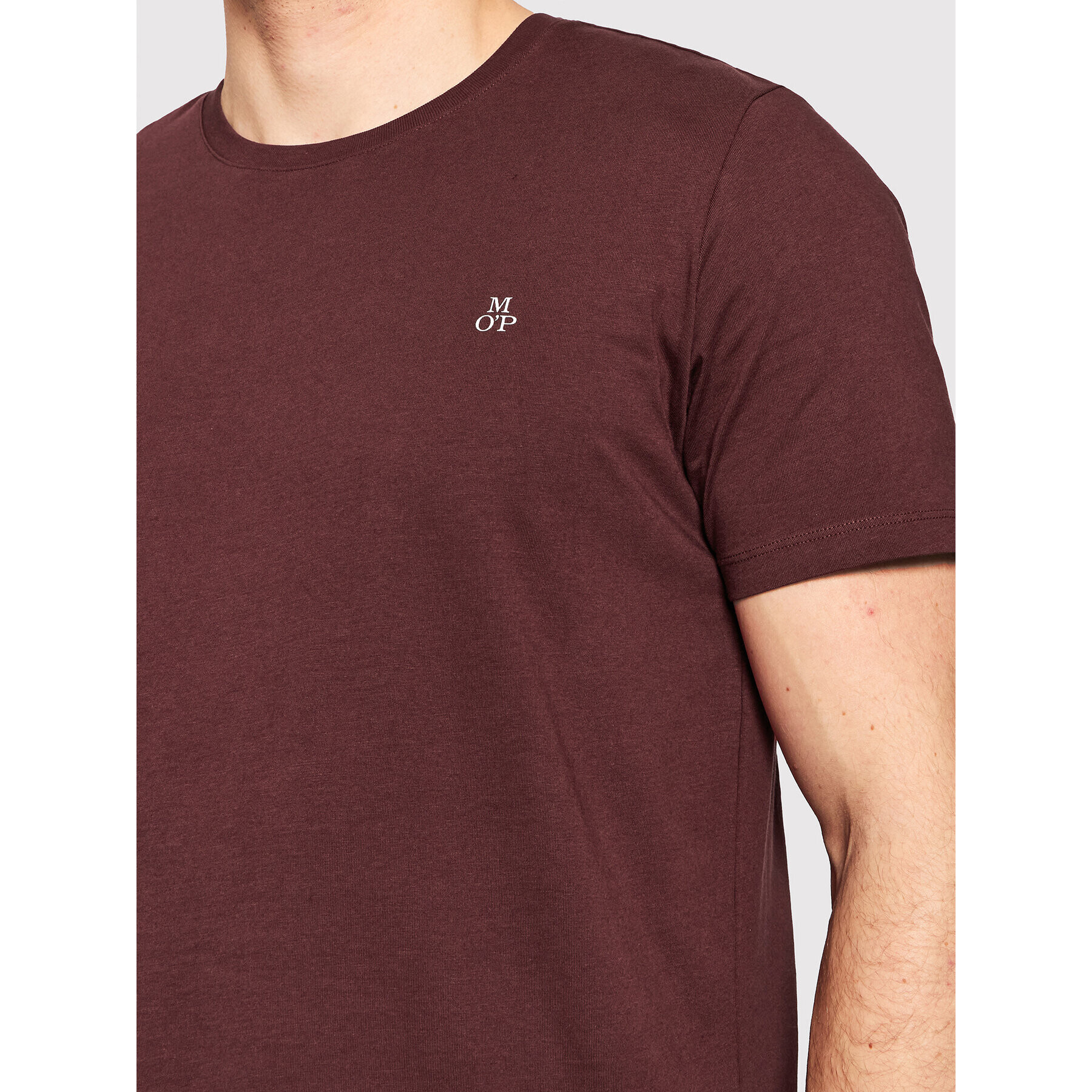 Marc O'Polo T-Shirt B21 2220 51022 Bordó Shaped Fit - Pepit.cz