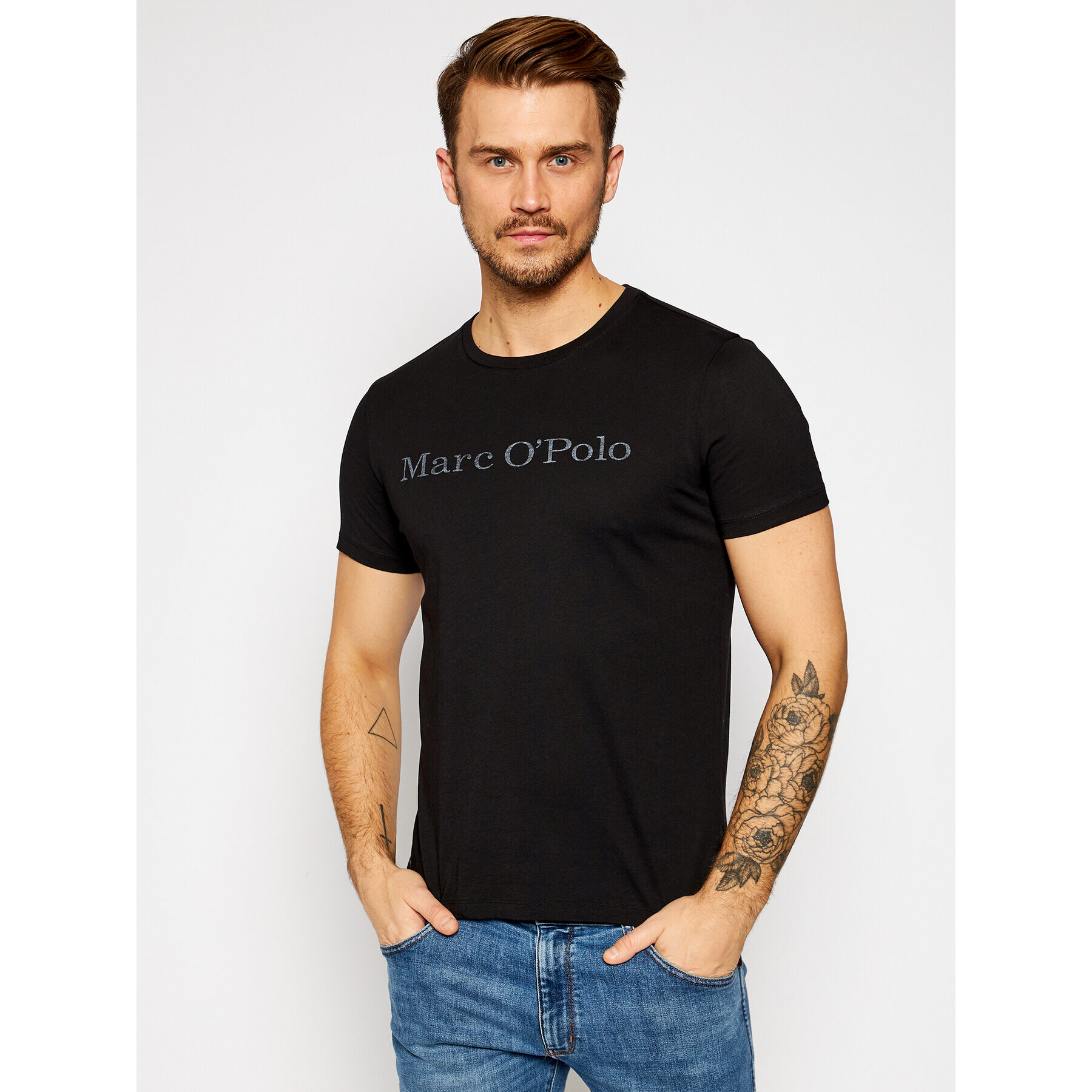 Marc O'Polo T-Shirt B21 2220 51230 Černá Regular Fit - Pepit.cz