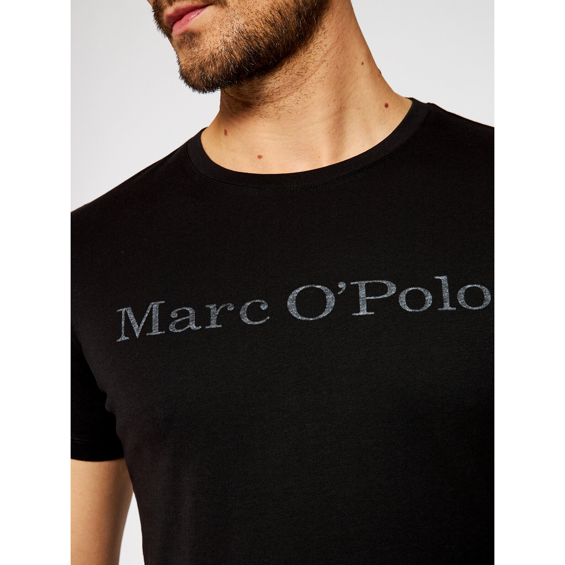 Marc O'Polo T-Shirt B21 2220 51230 Černá Regular Fit - Pepit.cz