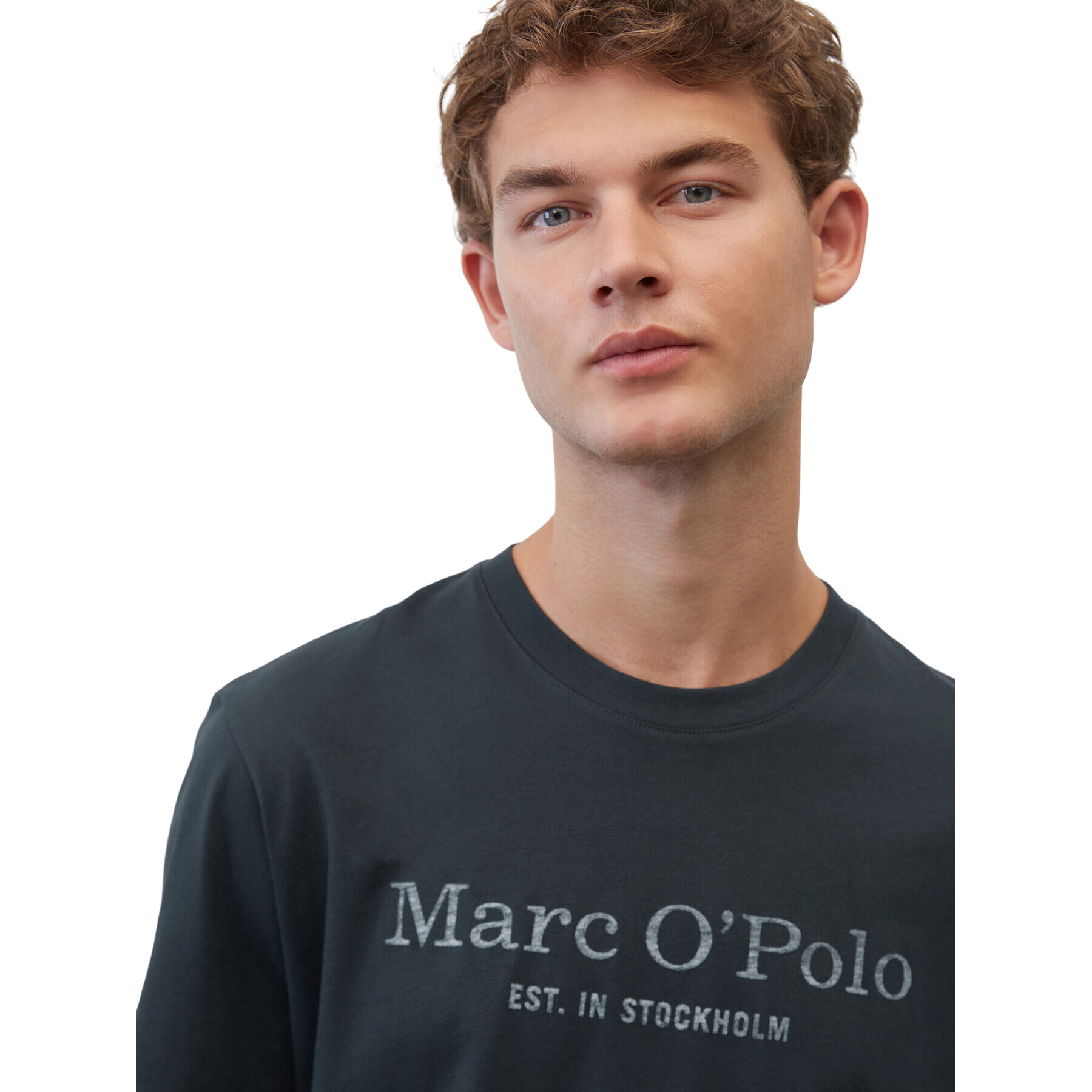 Marc O'Polo T-Shirt B21201251052 Modrá Regular Fit - Pepit.cz