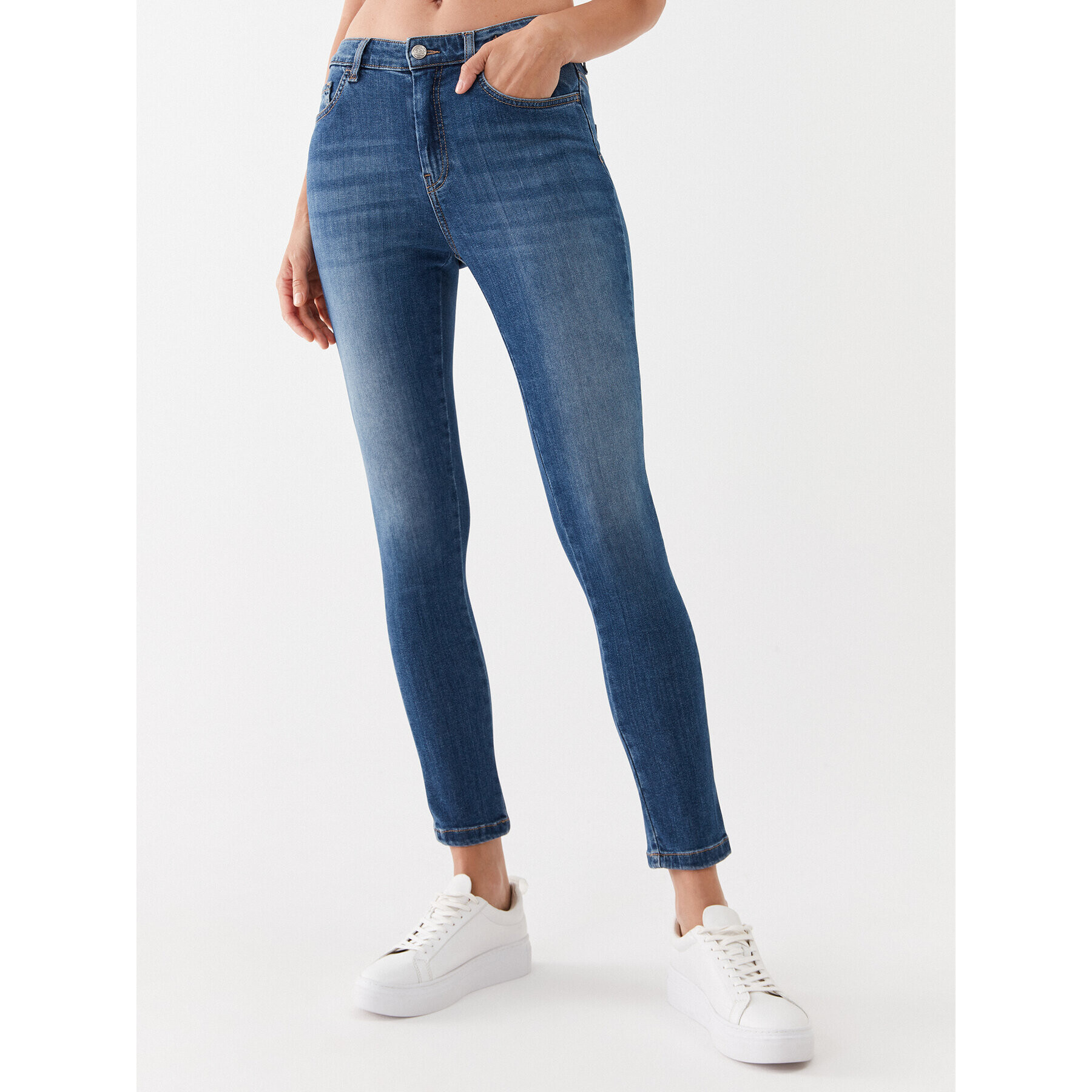 Marella Jeansy Wskin 2331860437200 Tmavomodrá Skinny Fit - Pepit.cz