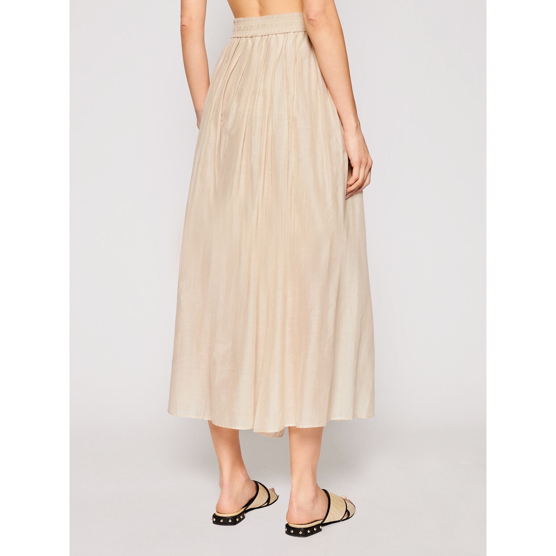 Marella Kalhoty culottes Marche 31311015 Béžová Relaxed Fit - Pepit.cz