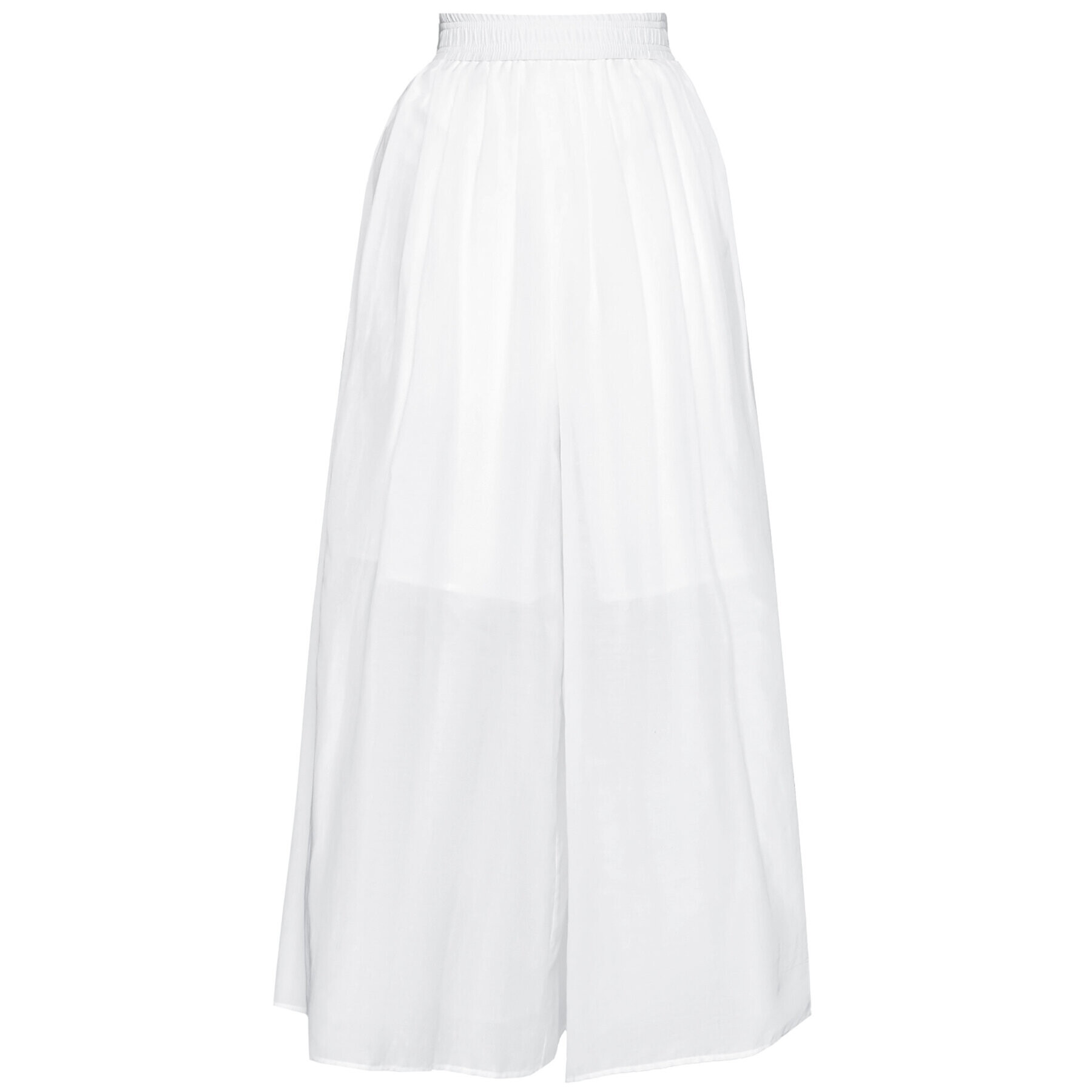 Marella Kalhoty culottes Marche 31311015 Bílá Relaxed Fit - Pepit.cz