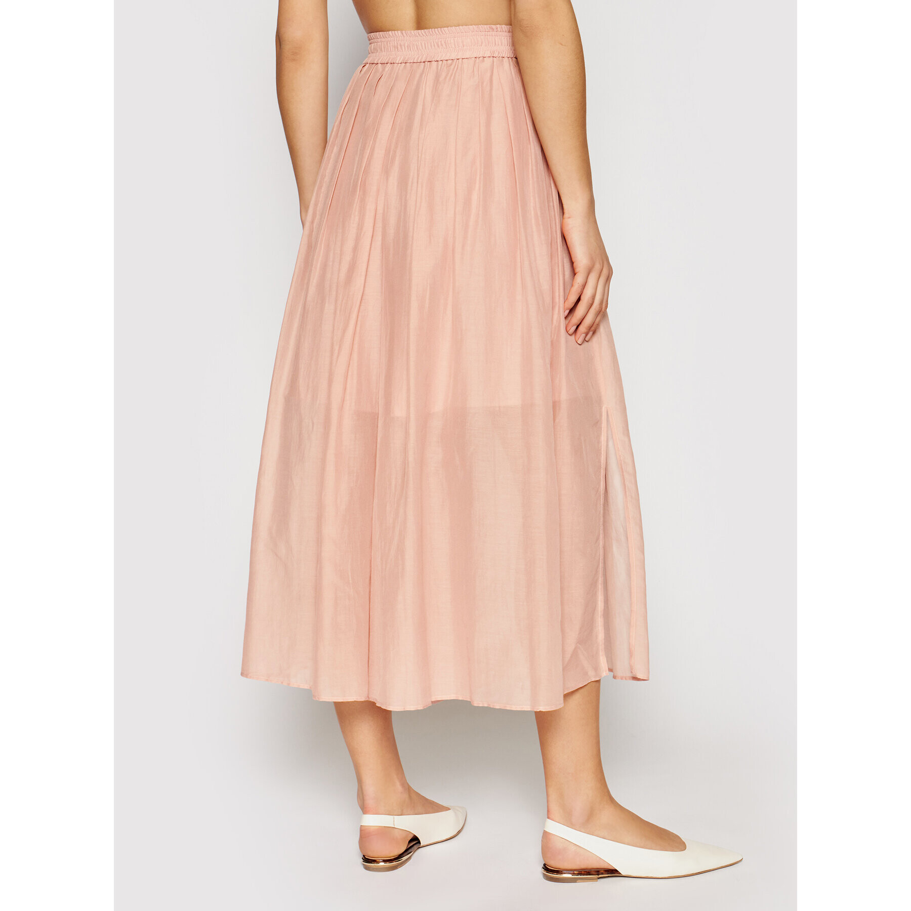 Marella Kalhoty culottes Marche 31311015 Růžová Relaxed Fit - Pepit.cz