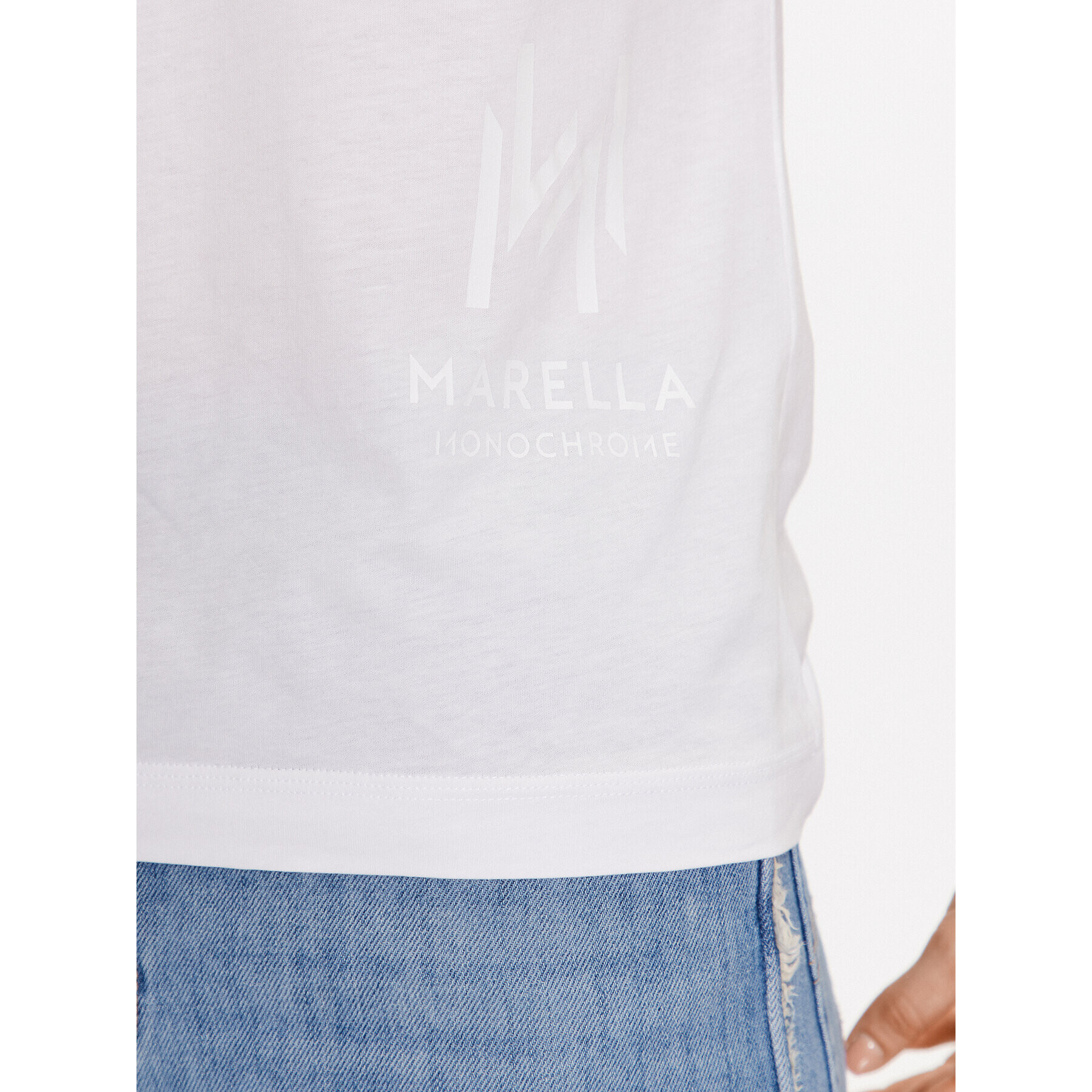 Marella T-Shirt Agito 2339710135 Bílá Regular Fit - Pepit.cz