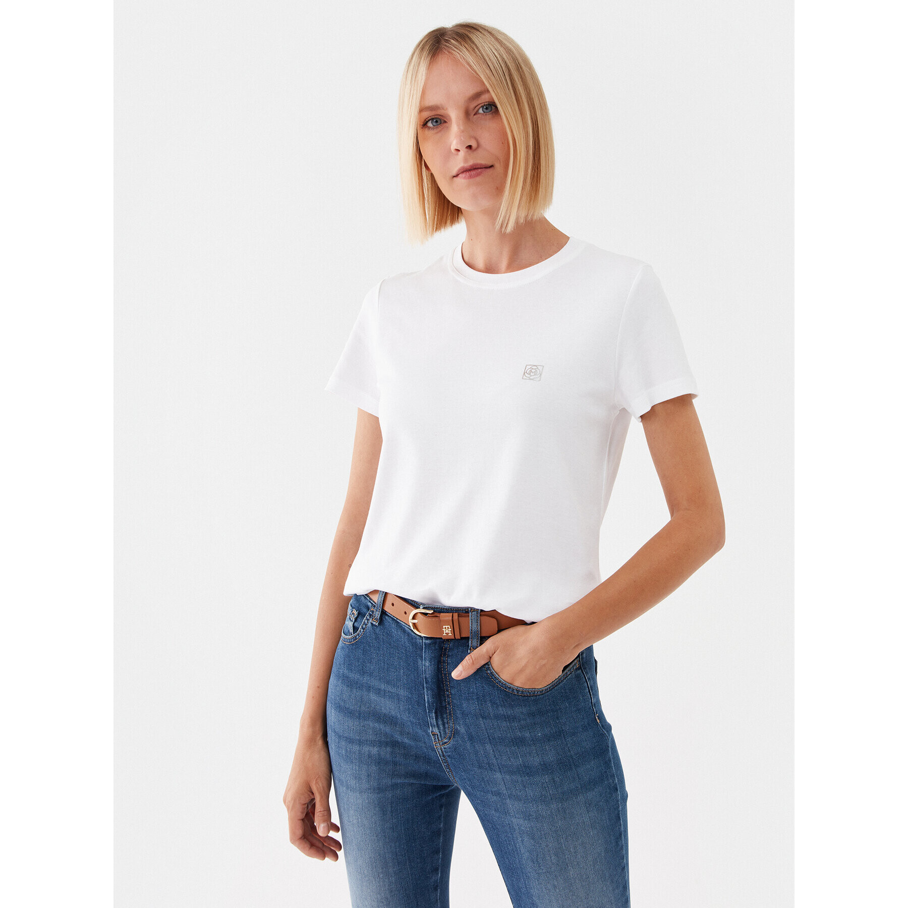 Marella T-Shirt Bill 2339760437200 Bílá Regular Fit - Pepit.cz