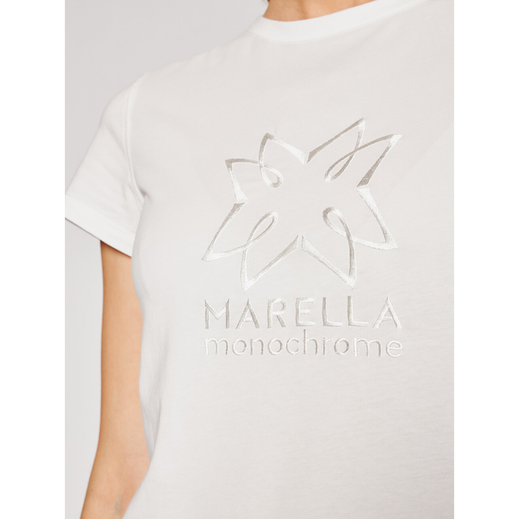 Marella T-Shirt Cuba 39710315 Bílá Regular Fit - Pepit.cz