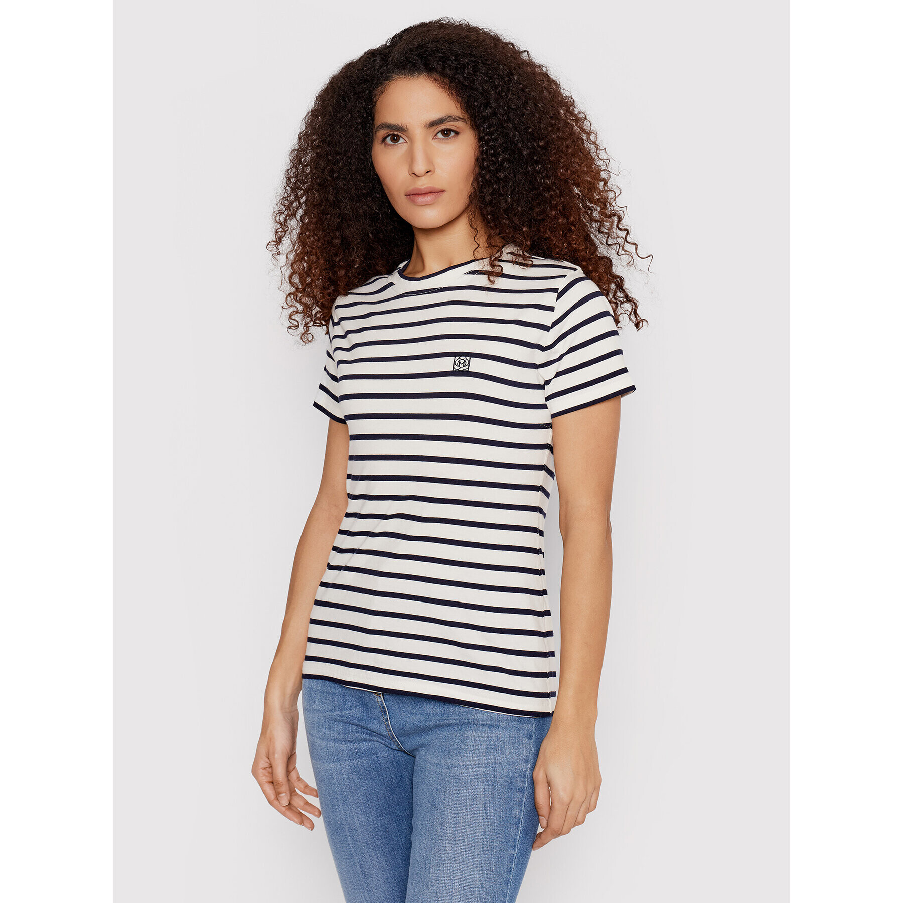 Marella T-Shirt Flauto 39710224 Bílá Regular Fit - Pepit.cz