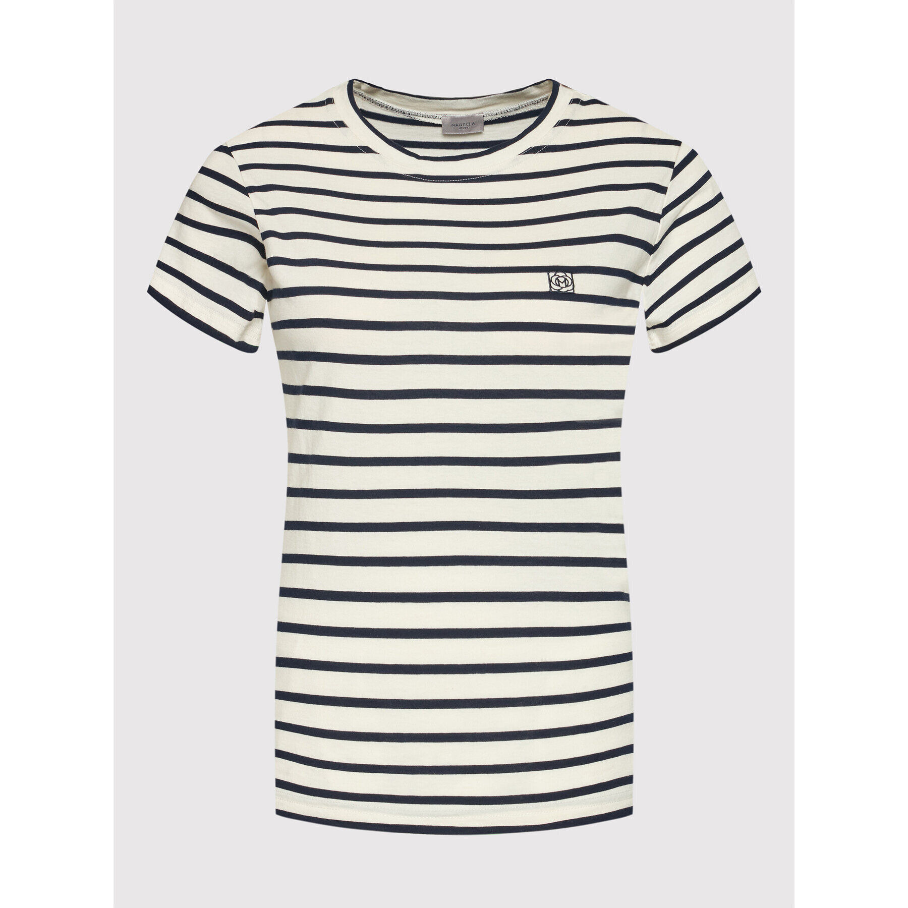 Marella T-Shirt Flauto 39710224 Bílá Regular Fit - Pepit.cz