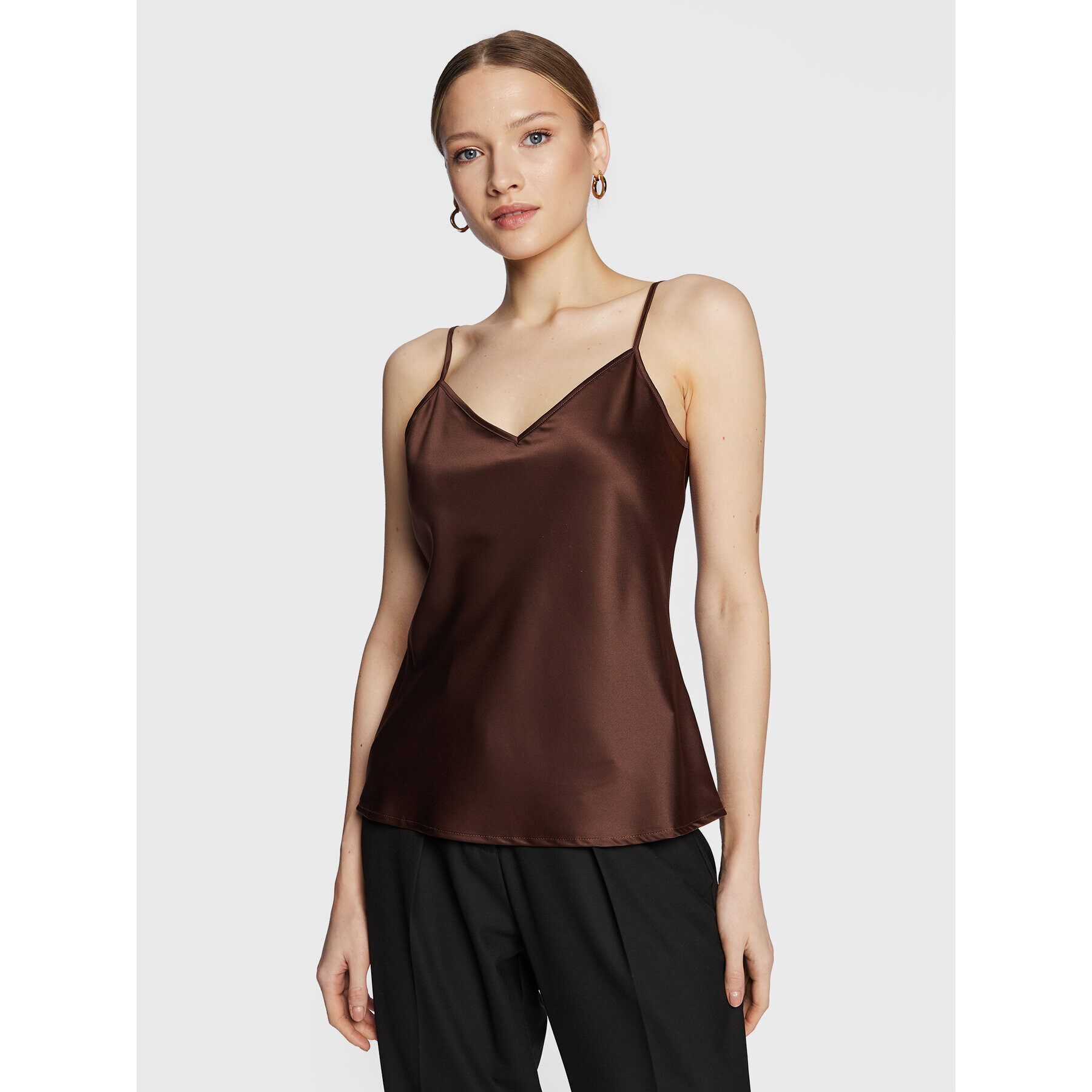 Marella Top Rolf 31660129 Hnědá Regular Fit - Pepit.cz