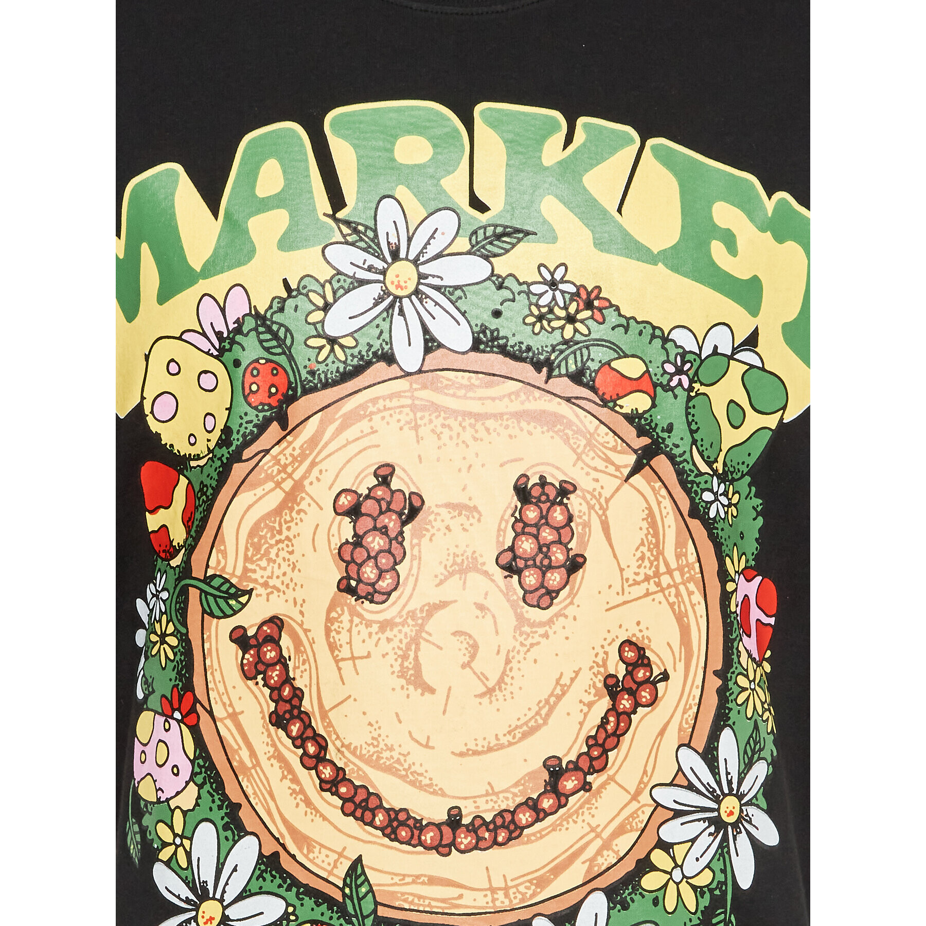 Market T-Shirt SMILEY 399001352 Černá Regular Fit - Pepit.cz