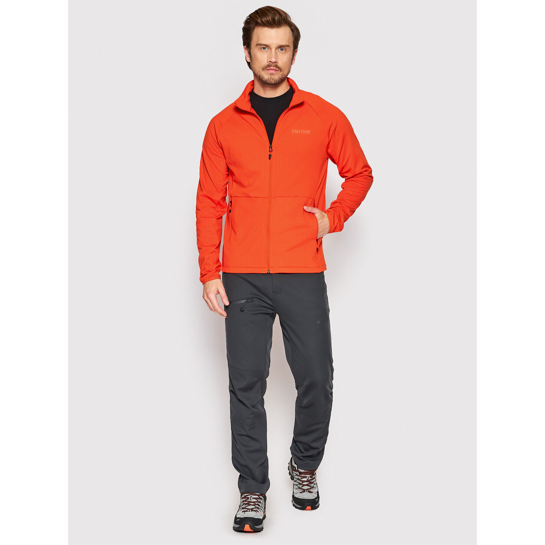 Marmot Mikina 12770 Oranžová Regular Fit - Pepit.cz