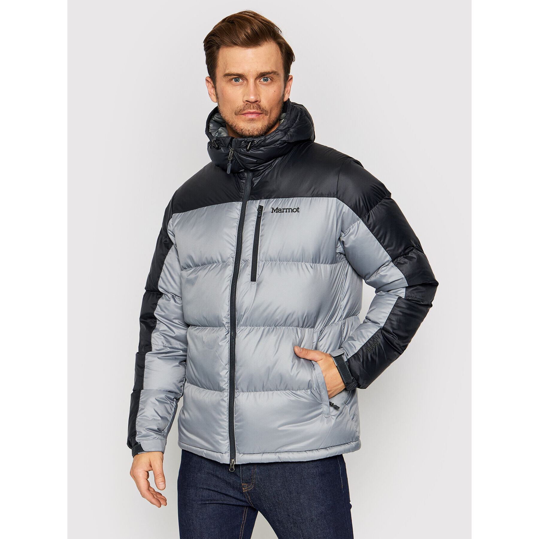 Marmot Vatovaná bunda 73060 Šedá Regular Fit - Pepit.cz