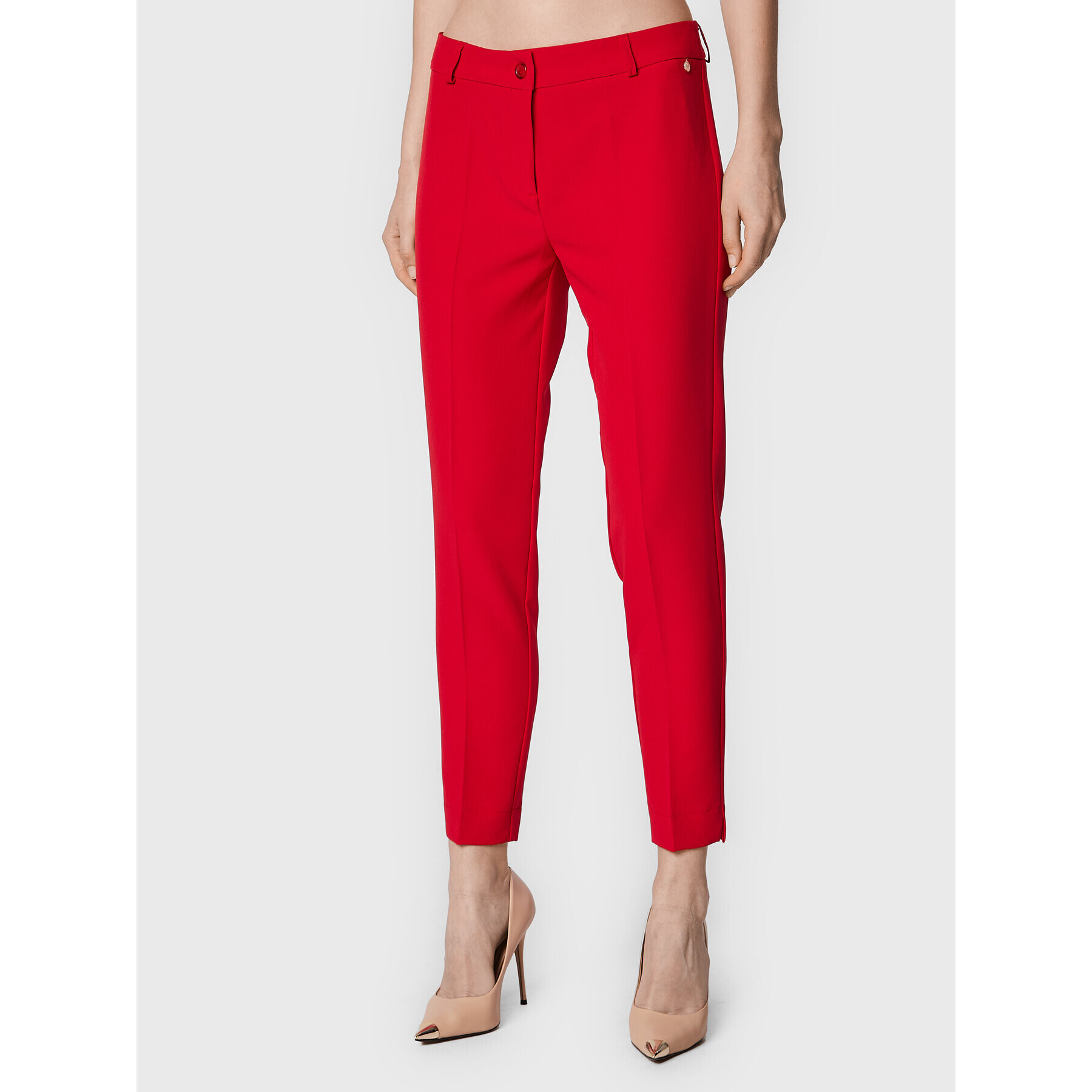 Maryley Chino kalhoty 22IB52Z/41RO Červená Slim Fit - Pepit.cz