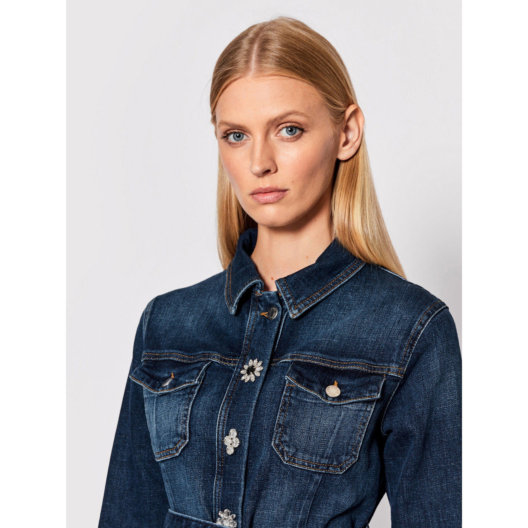 MAX&Co. Jeansová bunda Nichel 70440122 Tmavomodrá Regular Fit - Pepit.cz