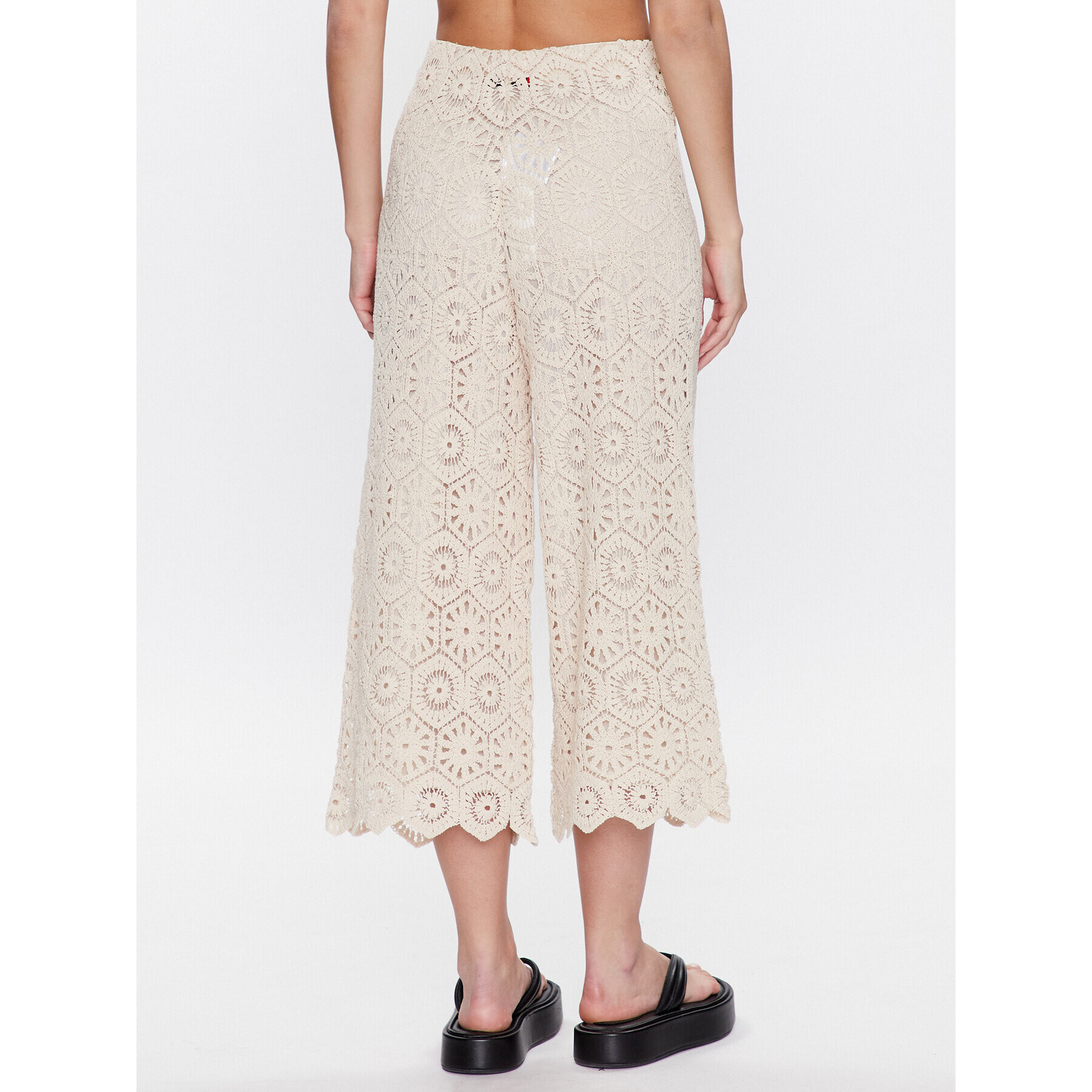 MAX&Co. Kalhoty culottes Olivella 77810523 Écru Regular Fit - Pepit.cz