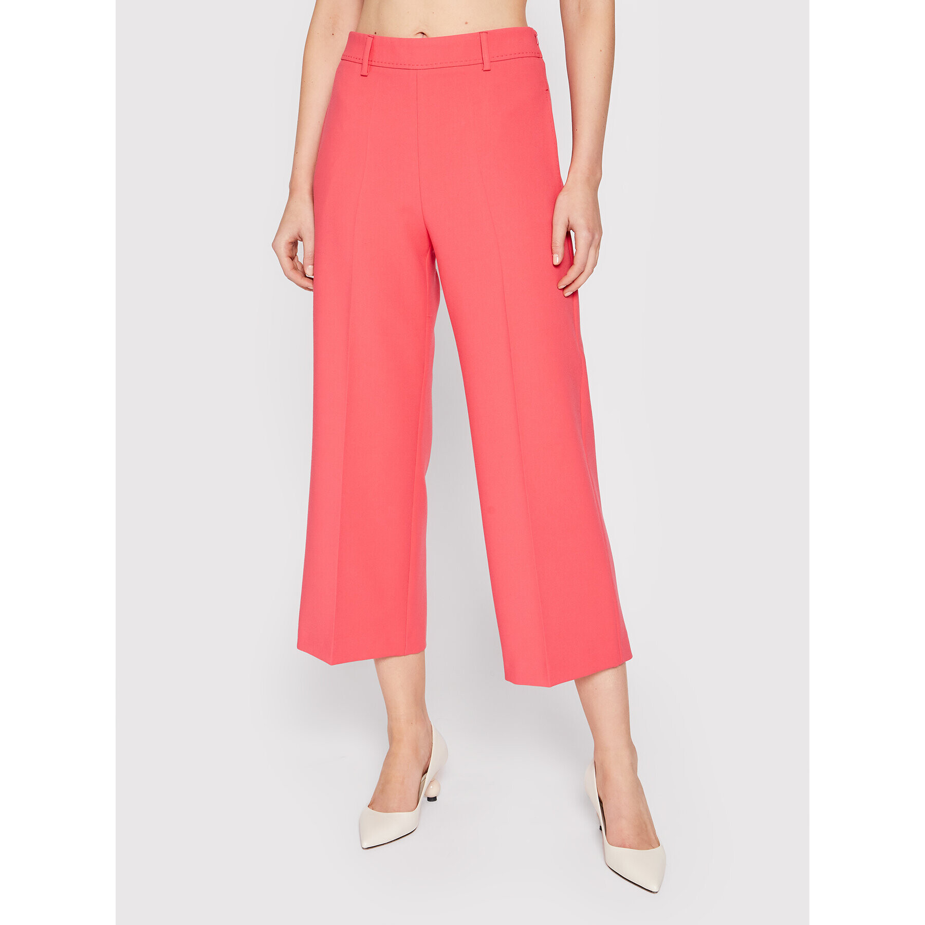 MAX&Co. Kalhoty culottes Sacco 71311222 Růžová Cropped Fit - Pepit.cz