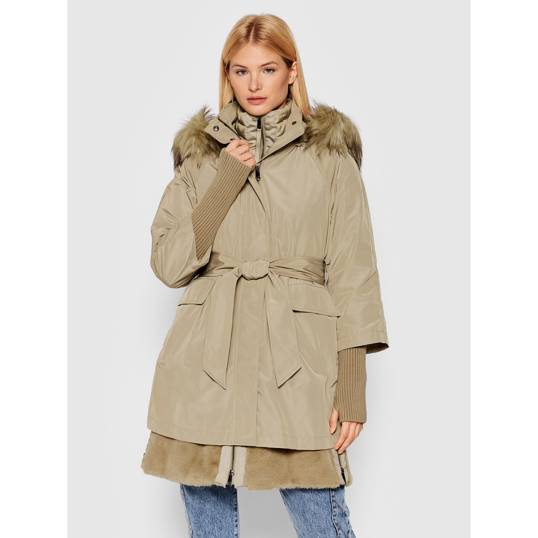 MAX&Co. Parka Stopper 60315021 Hnědá Regular Fit - Pepit.cz