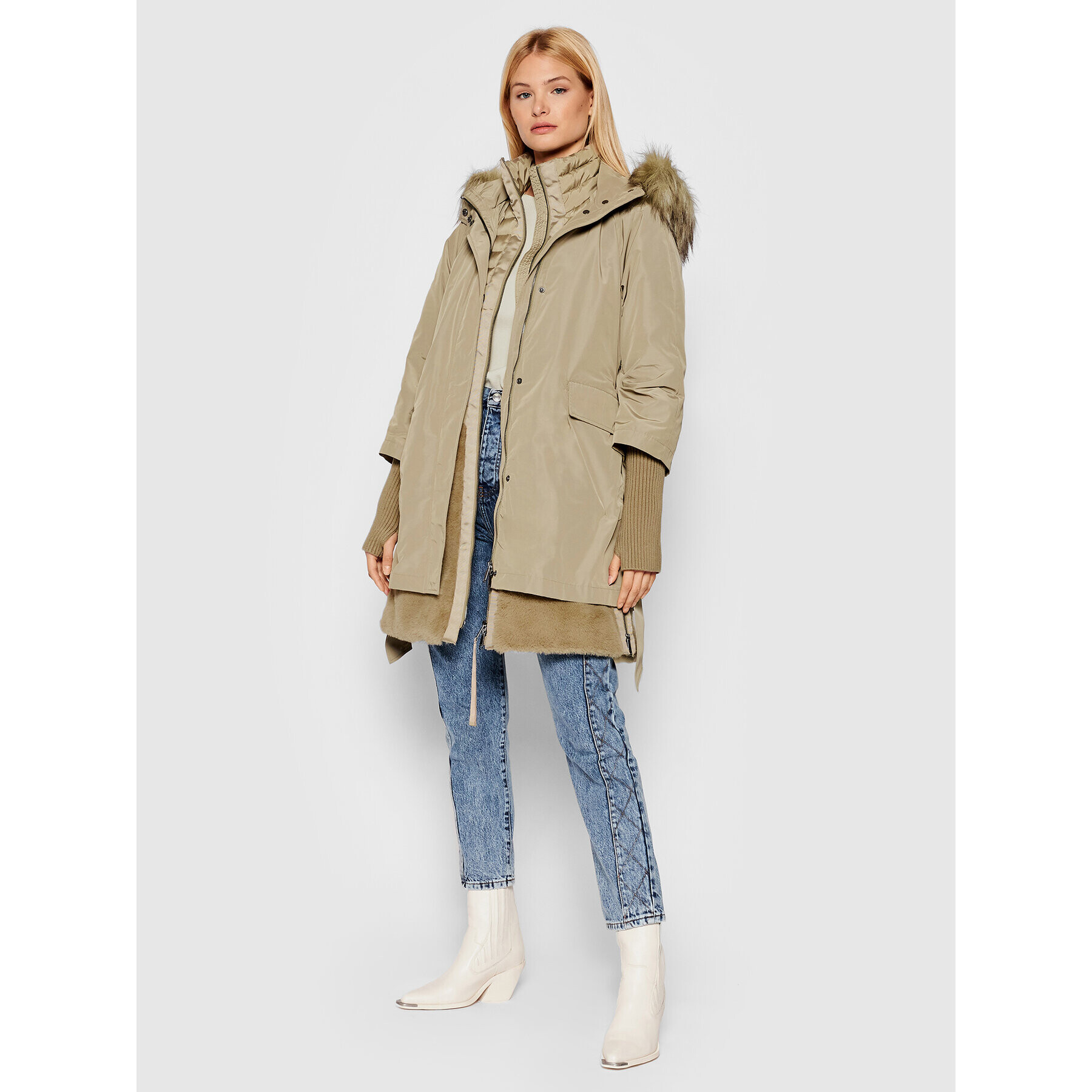 MAX&Co. Parka Stopper 60315021 Hnědá Regular Fit - Pepit.cz