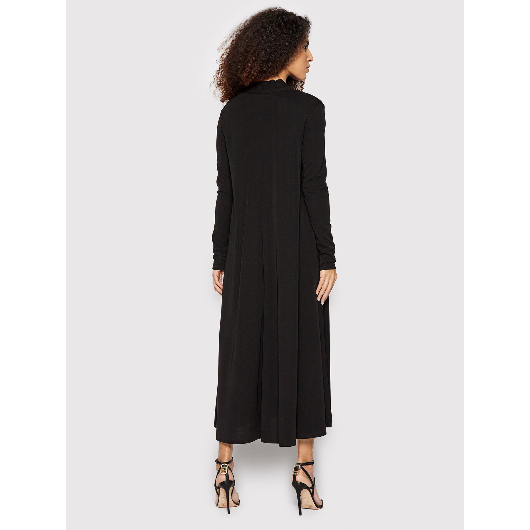 Max Mara Leisure Každodenní šaty Caladio 36260616 Černá Oversize - Pepit.cz