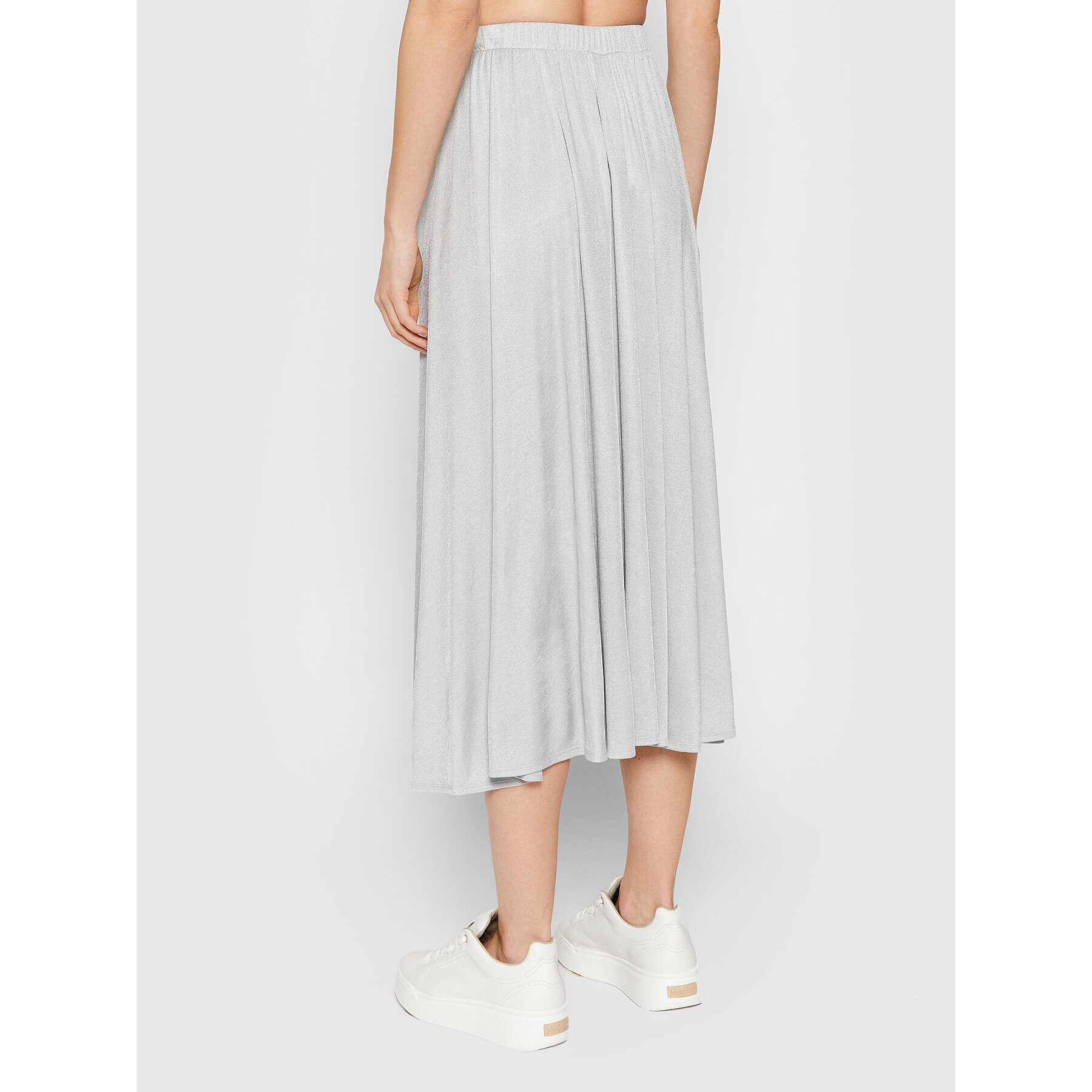 Max Mara Leisure Midi sukně Barni 37710126 Šedá Regular Fit - Pepit.cz