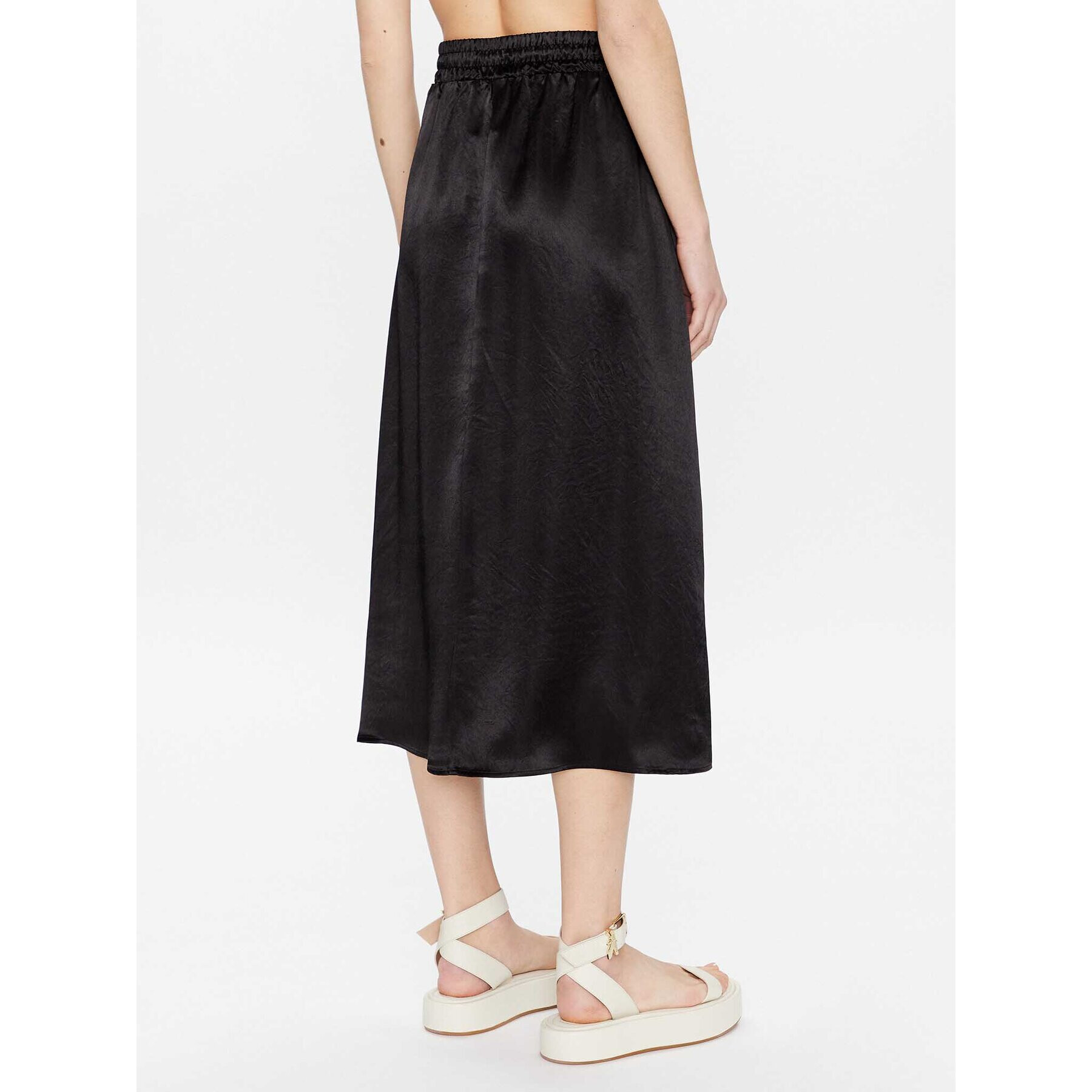 Max Mara Leisure Midi sukně Freda 23310102 Černá Regular Fit - Pepit.cz