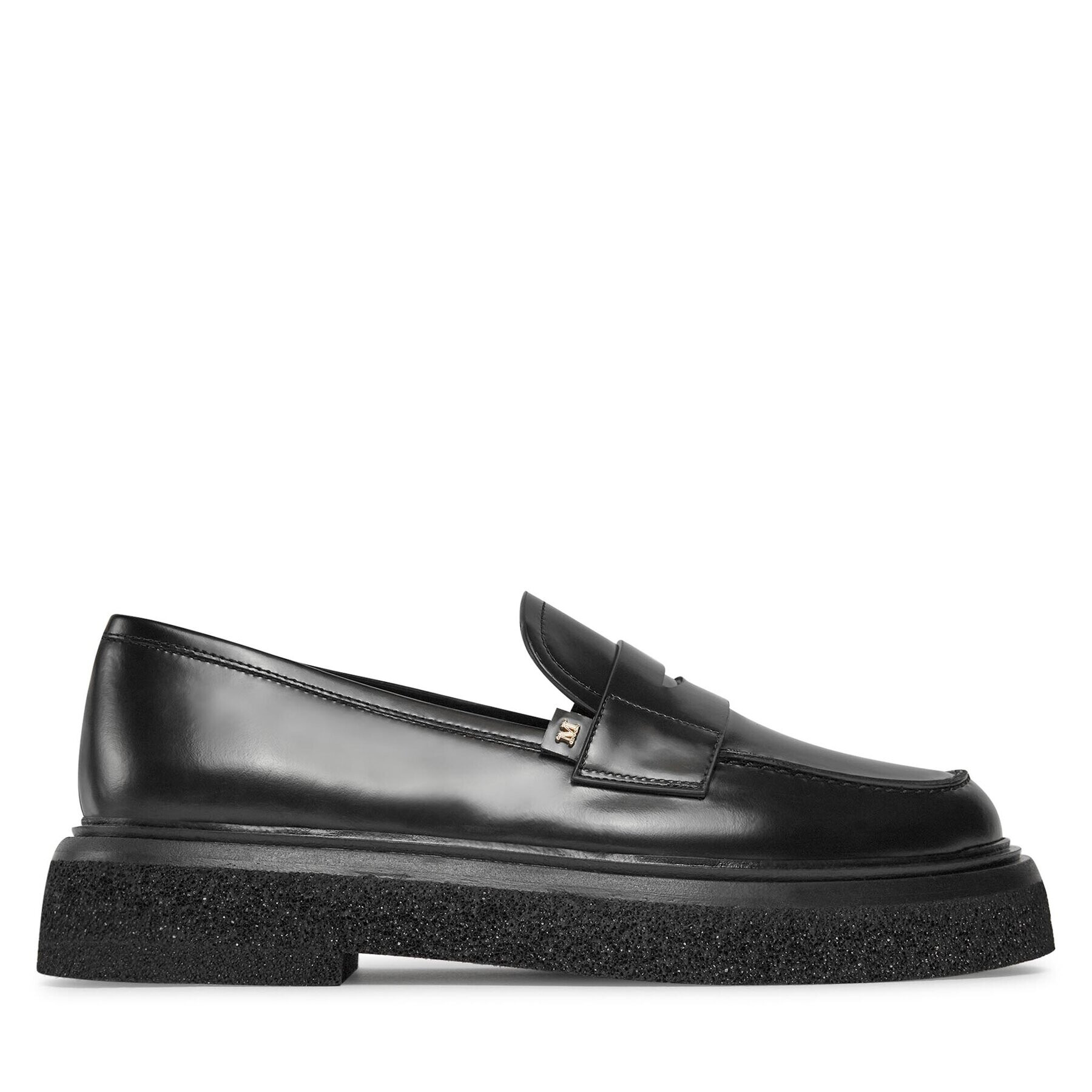 Max Mara Loafersy Crepeloafer 23452619336 Černá - Pepit.cz