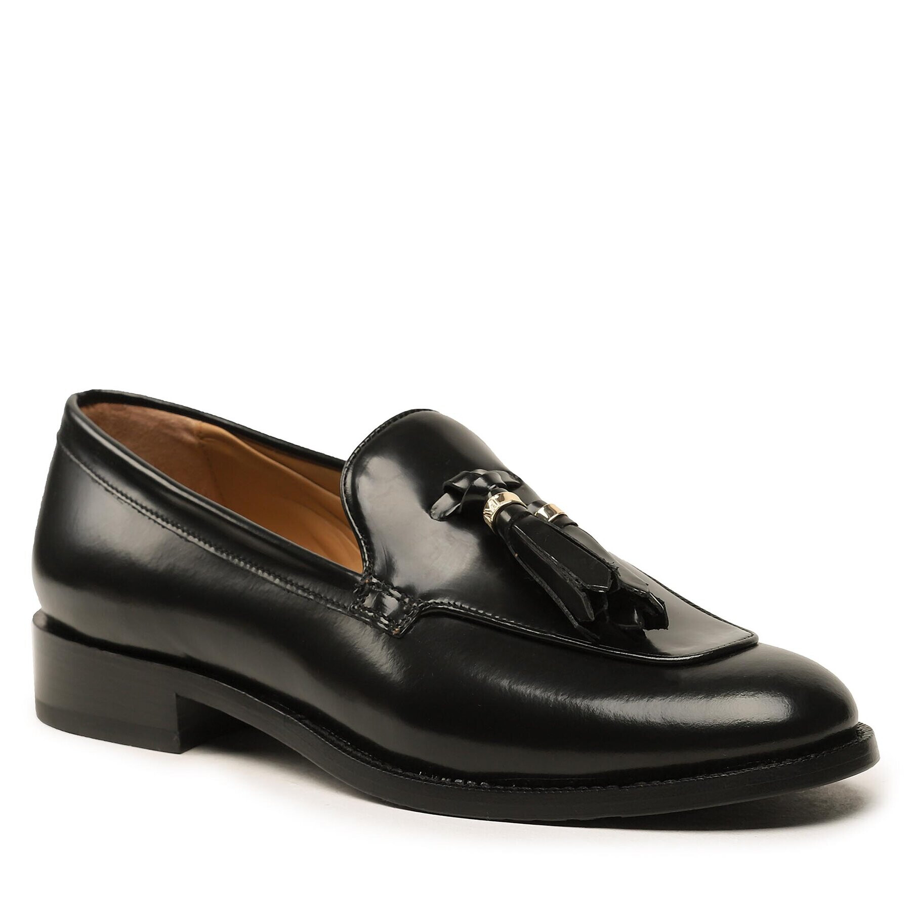 Max Mara Polobotky Menloafer 23452603376 Černá - Pepit.cz