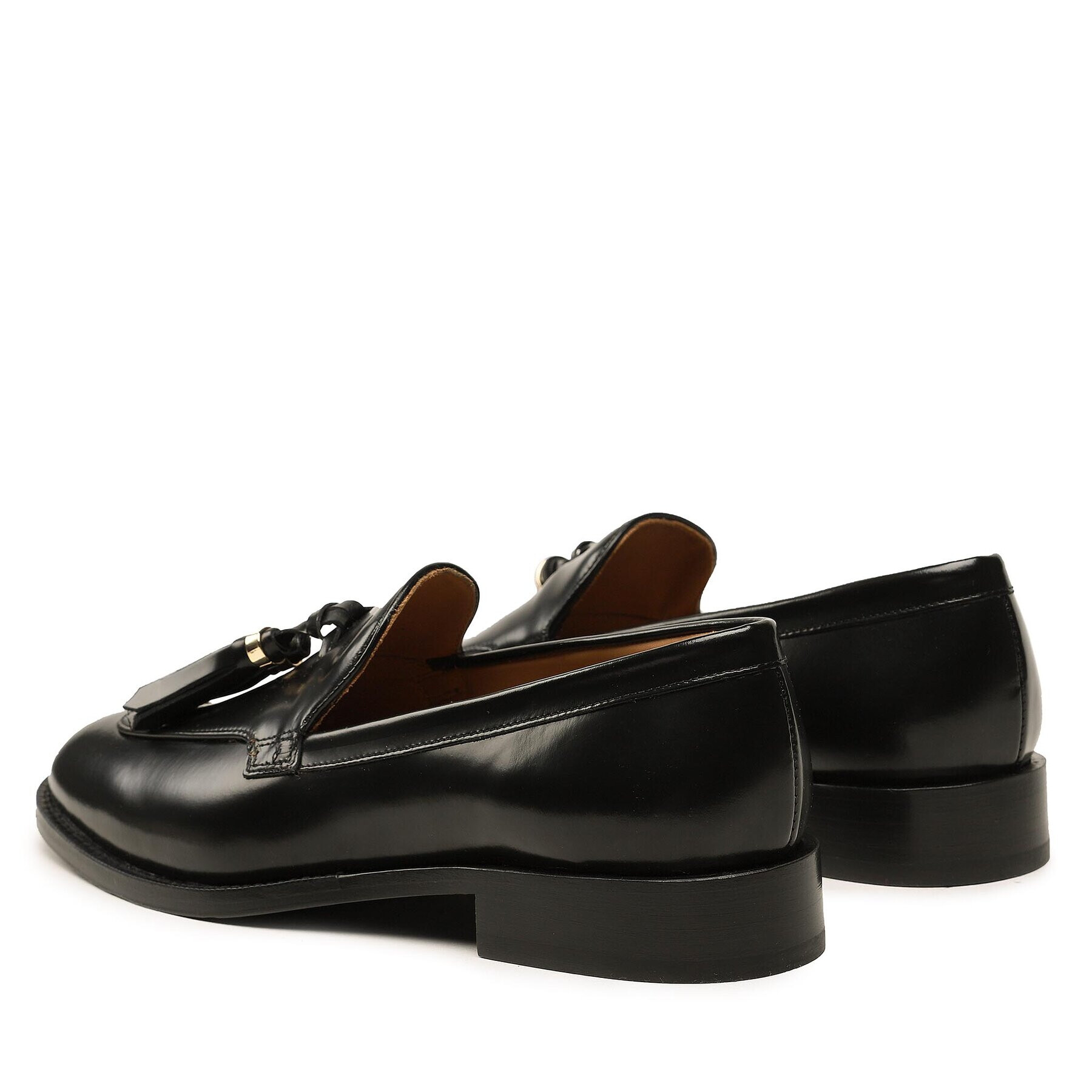 Max Mara Polobotky Menloafer 23452603376 Černá - Pepit.cz