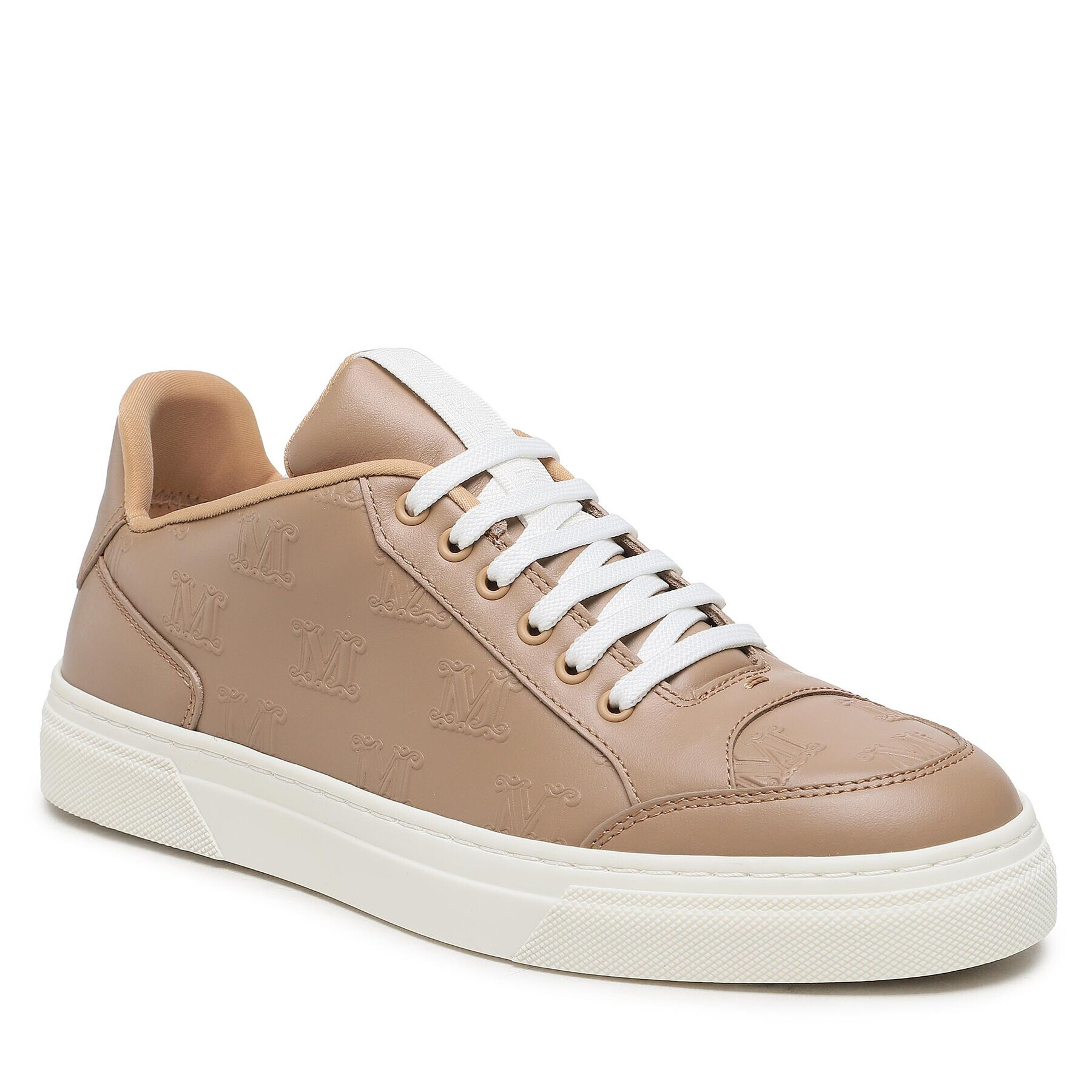 Max Mara Sneakersy Damiersneaker 23476605376 Hnědá - Pepit.cz