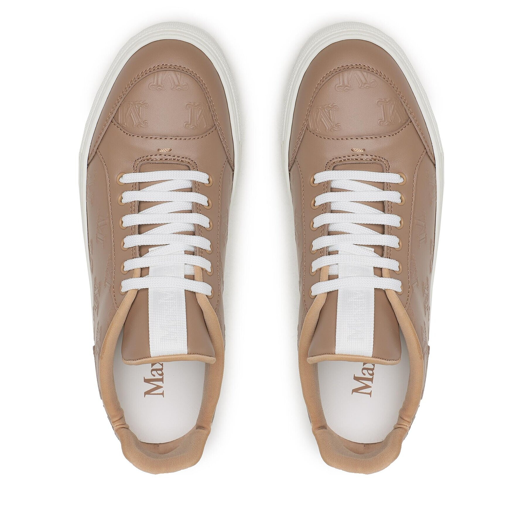 Max Mara Sneakersy Damiersneaker 23476605376 Hnědá - Pepit.cz