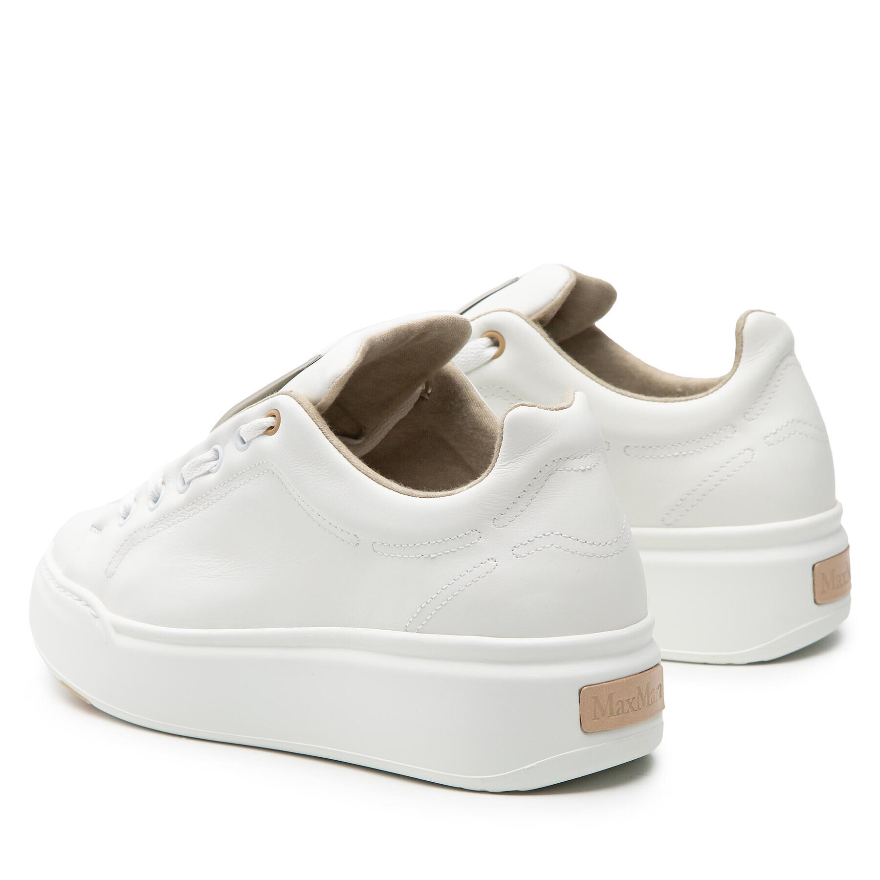 Max Mara Sneakersy Maxiv 47660127600 Bílá - Pepit.cz