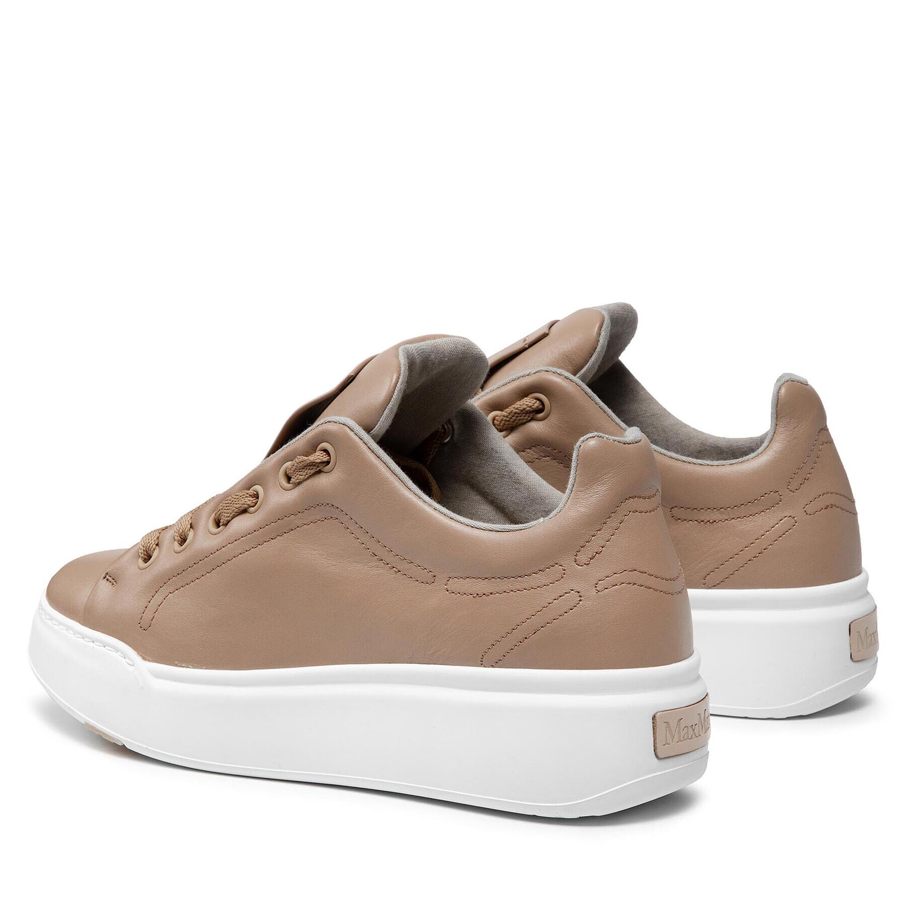 Max Mara Sneakersy Maxiv 47660917600 Béžová - Pepit.cz