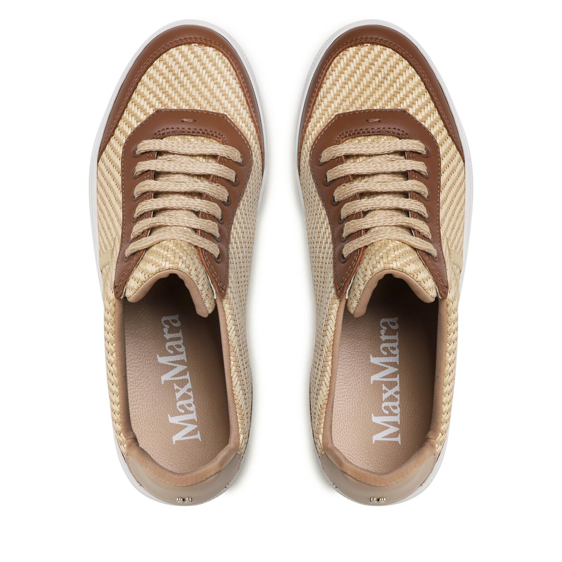 Max Mara Sneakersy Taba 23476101316 Béžová - Pepit.cz