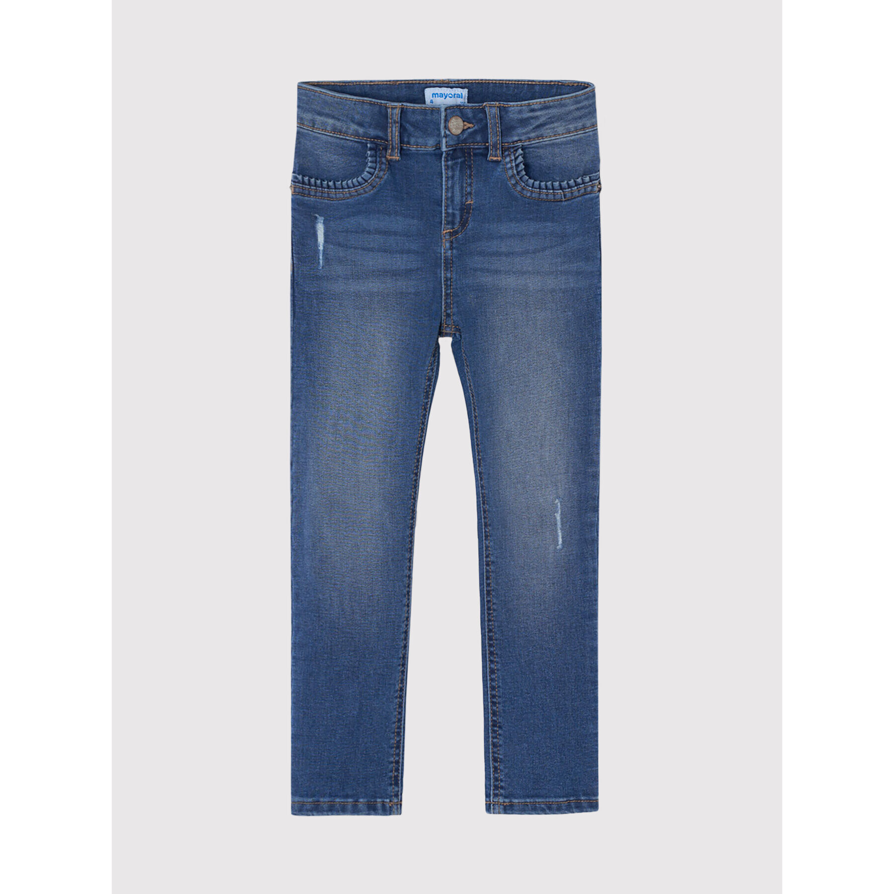 Mayoral Jeansy 527 Modrá Skinny Fit - Pepit.cz