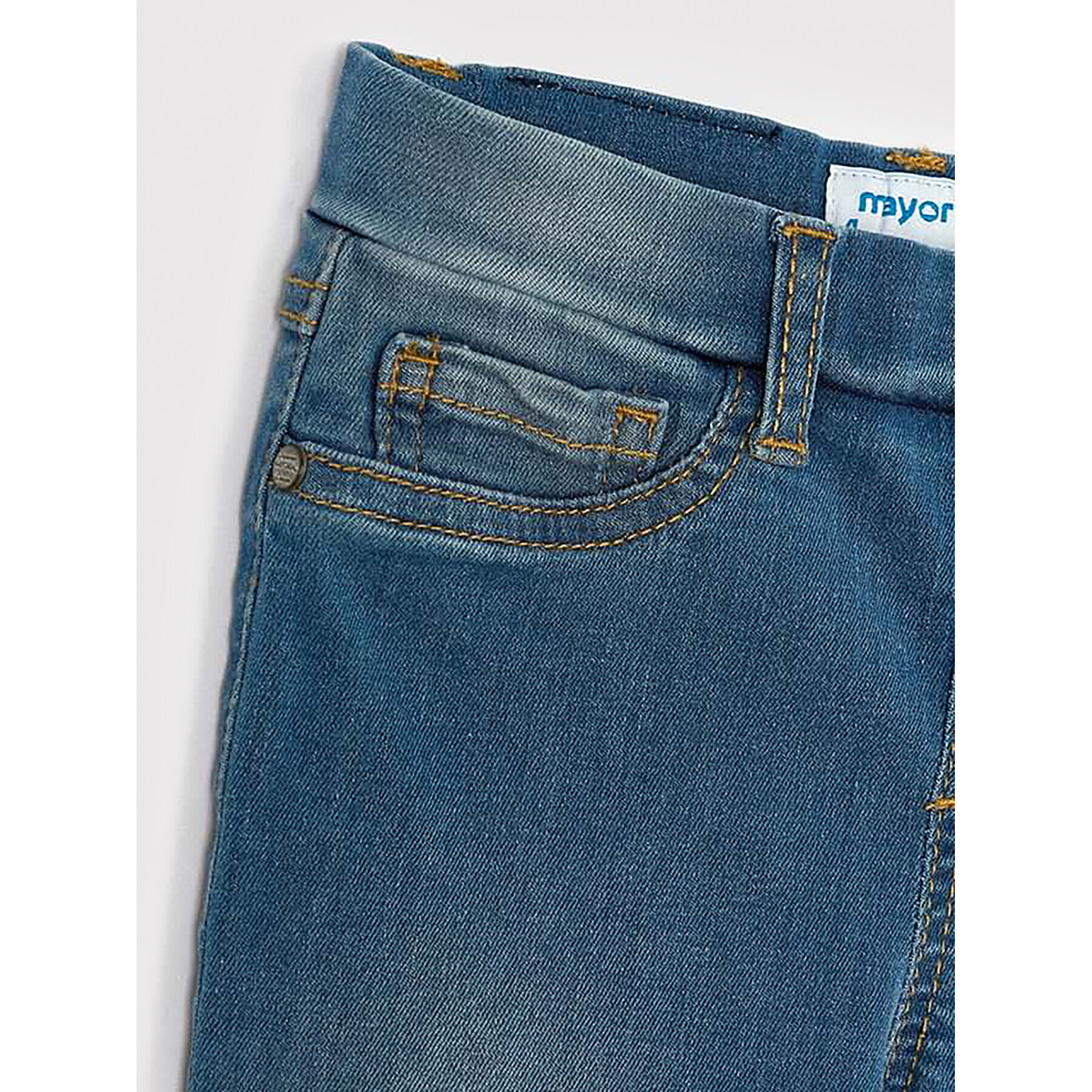 Mayoral Jeansy 548 Modrá Super Skinny Fit - Pepit.cz