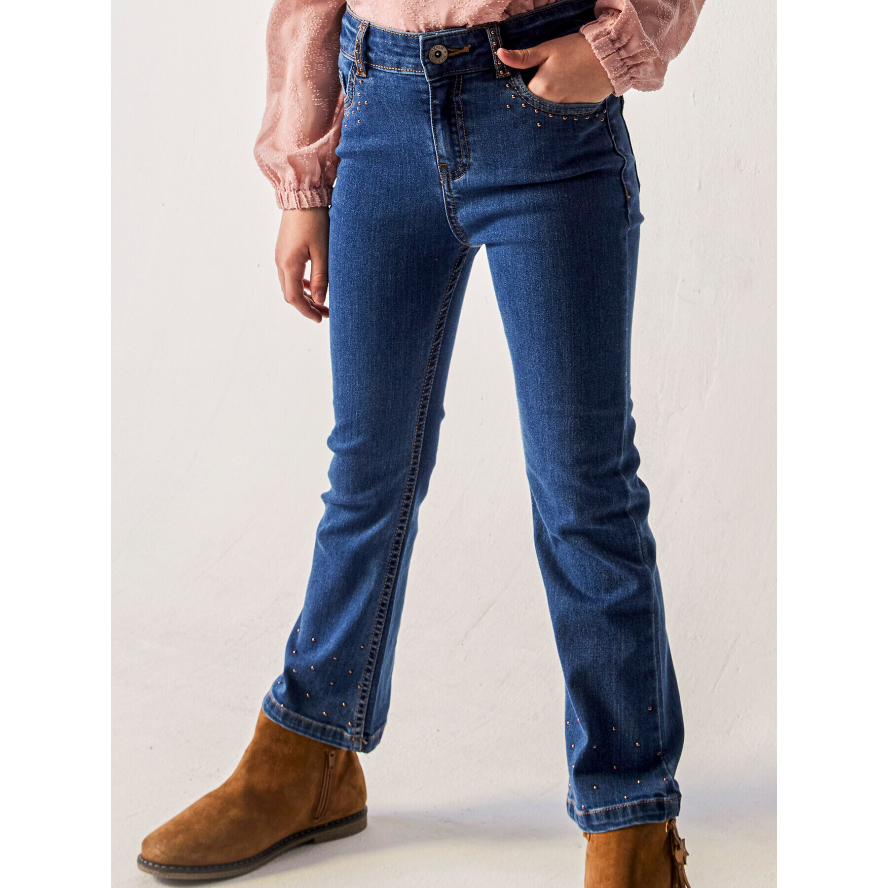 Mayoral Jeansy 7.507 Modrá Regular Fit - Pepit.cz