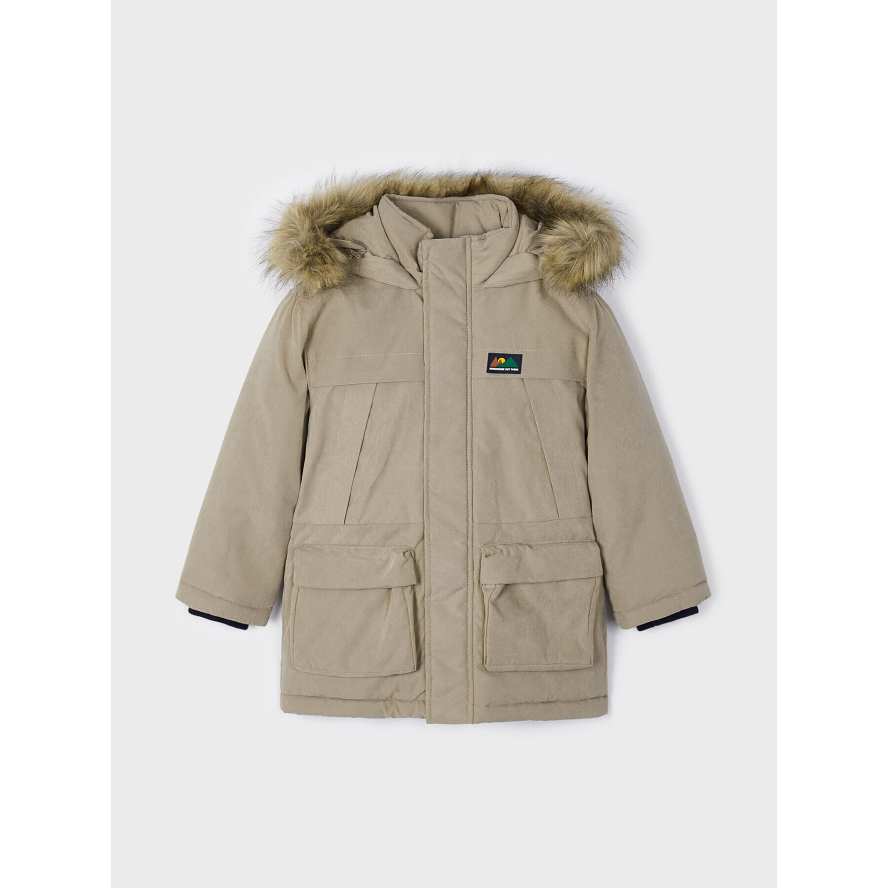 Mayoral Parka 4.439 Hnědá Regular Fit - Pepit.cz