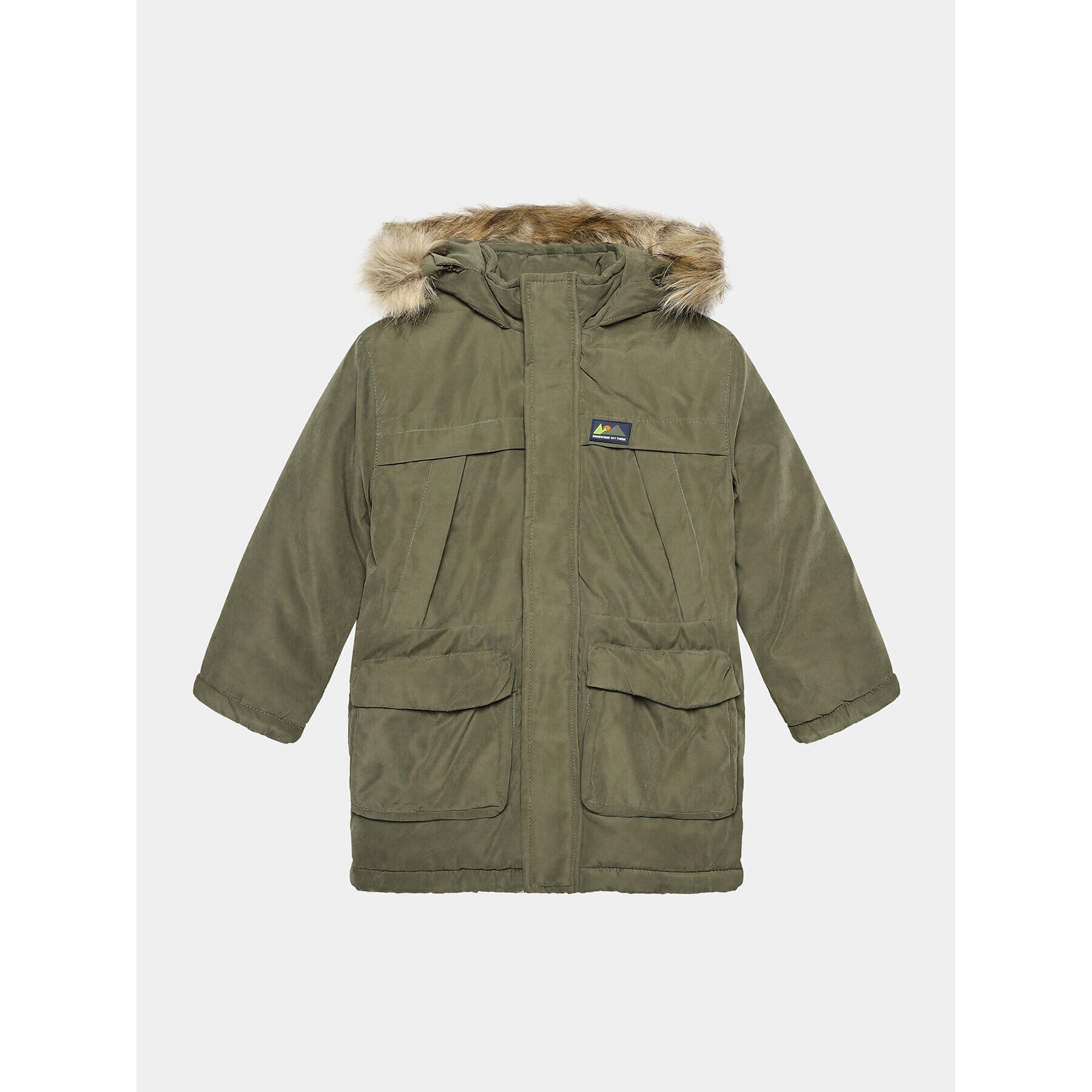 Mayoral Parka 4.439 Zelená Regular Fit - Pepit.cz