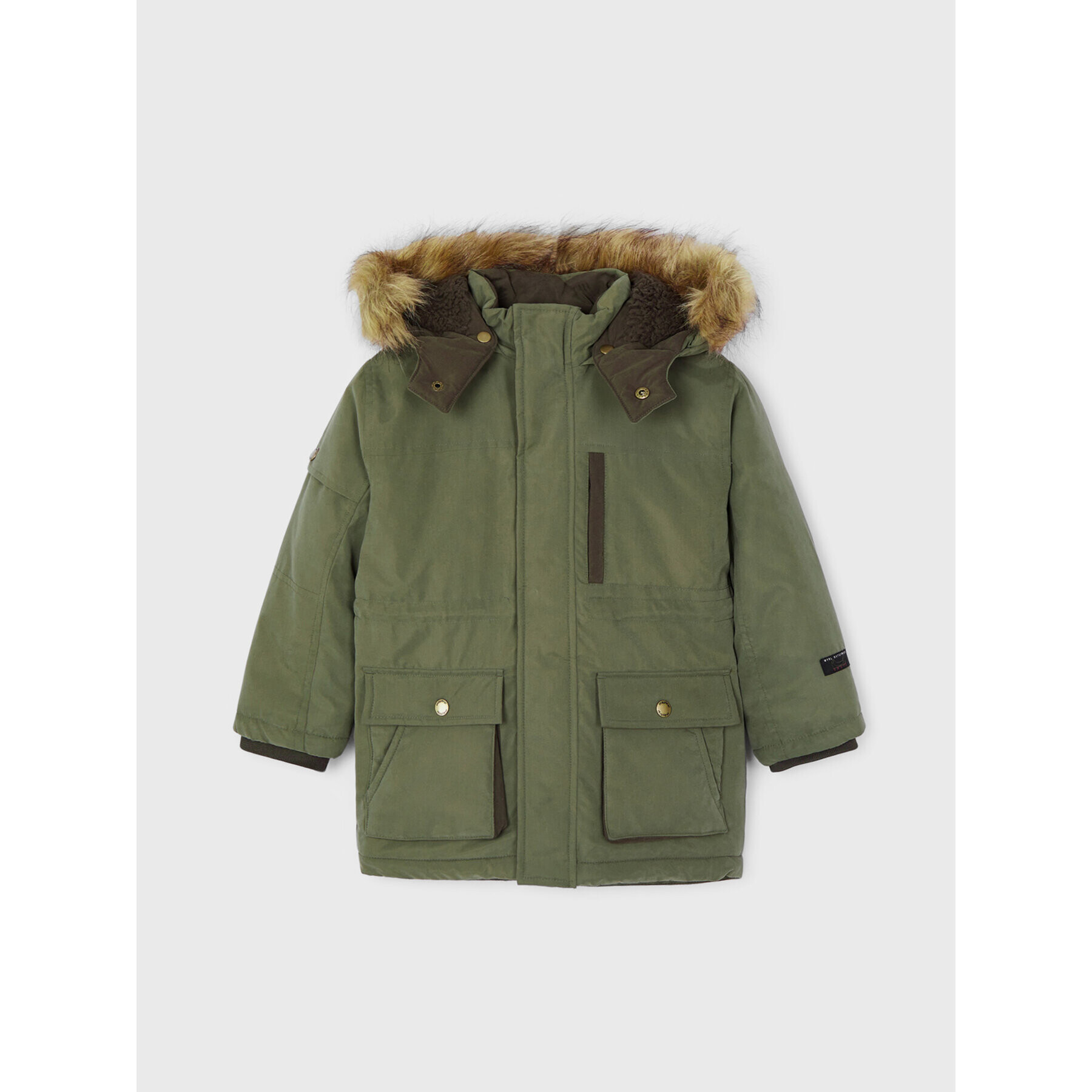 Mayoral Parka 4464 Zelená Regular Fit - Pepit.cz