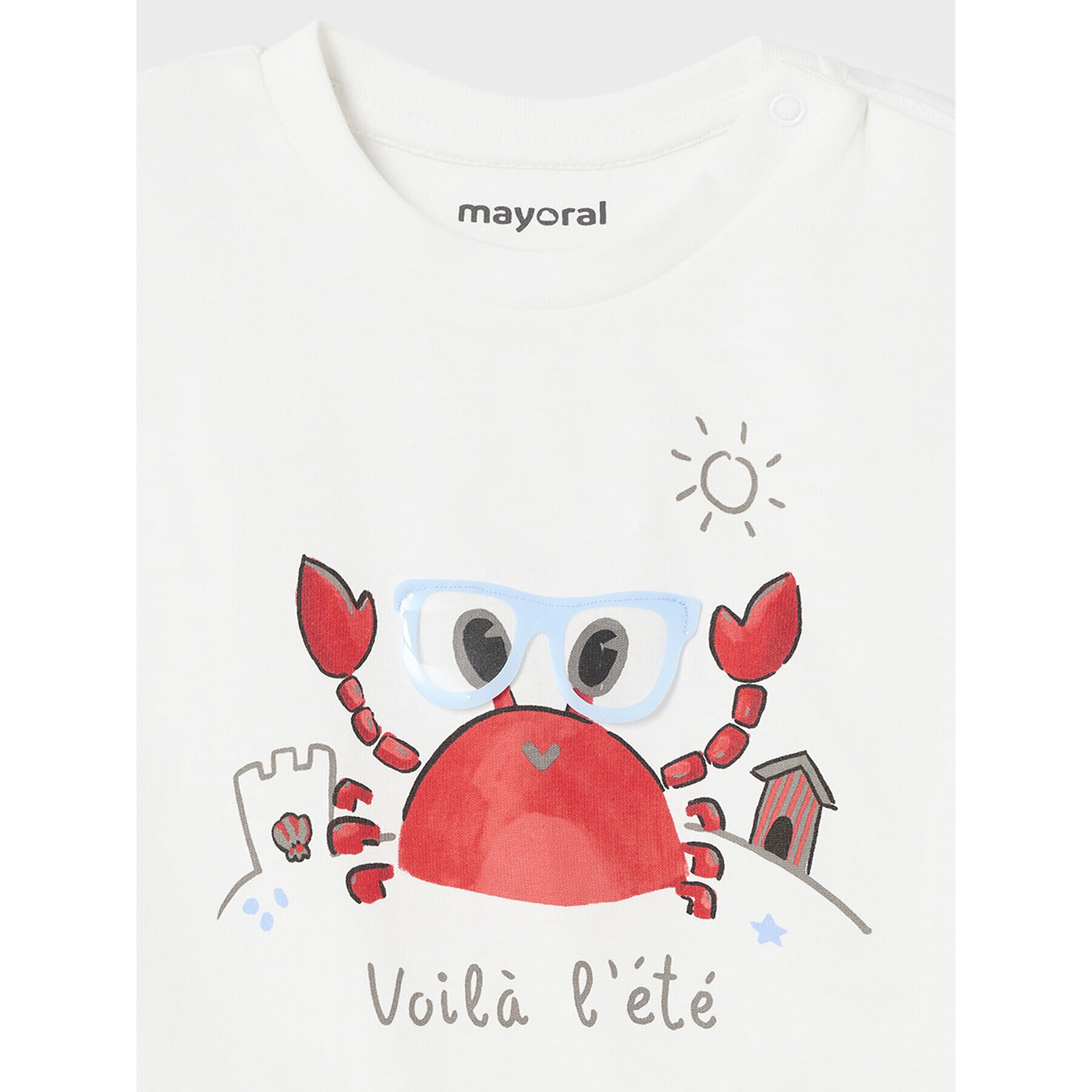 Mayoral T-Shirt 1026 Bílá Regular Fit - Pepit.cz