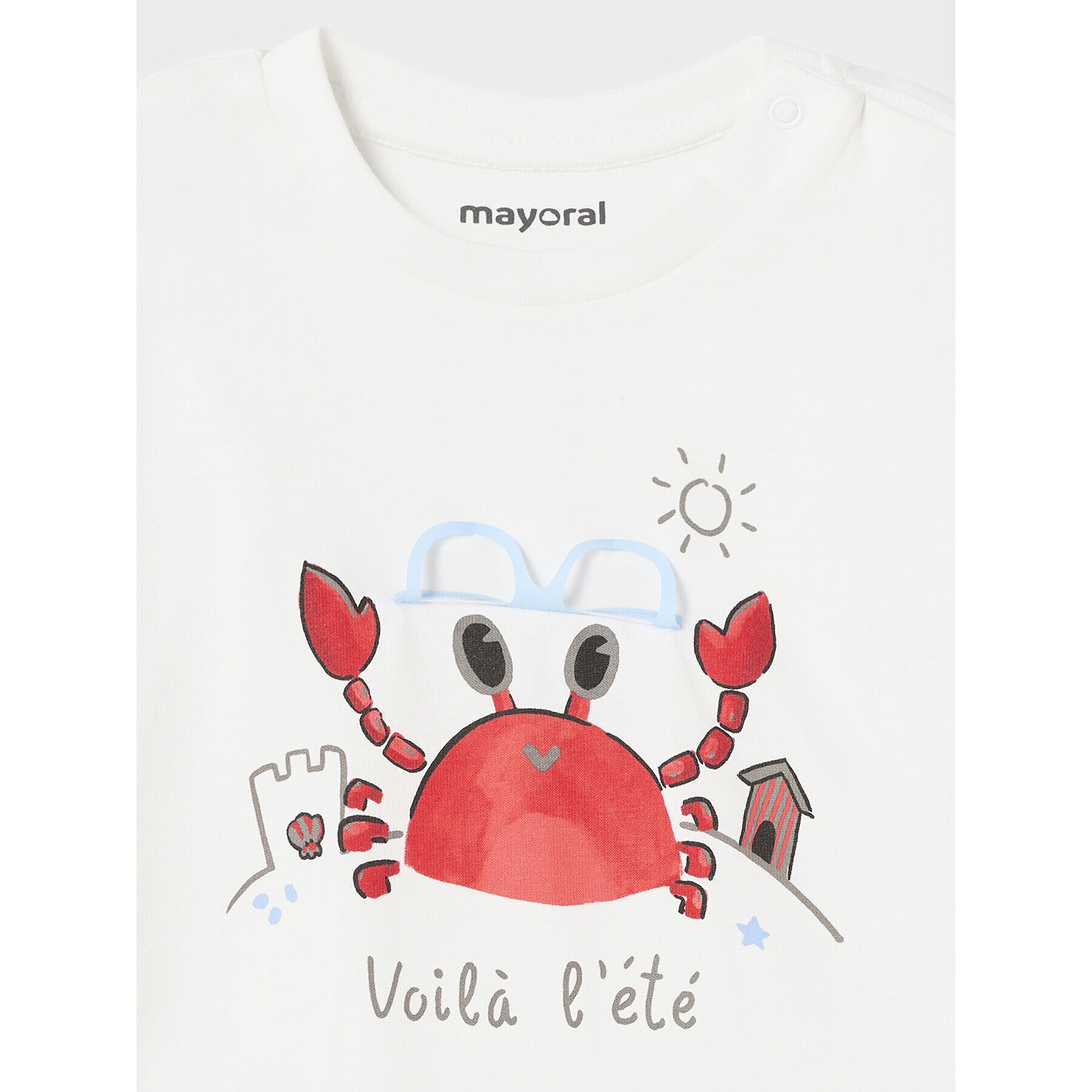 Mayoral T-Shirt 1026 Bílá Regular Fit - Pepit.cz