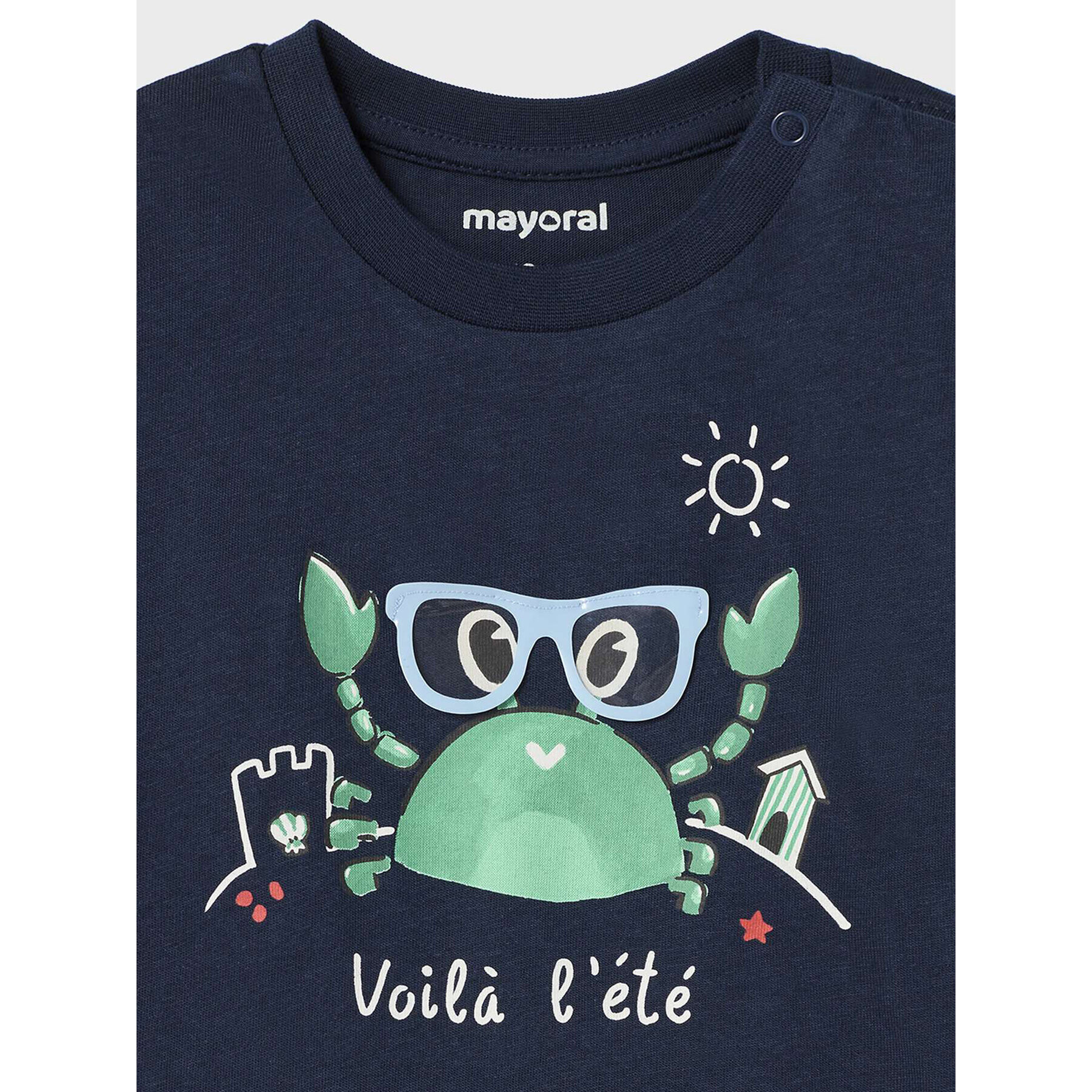 Mayoral T-Shirt 1026 Tmavomodrá Regular Fit - Pepit.cz